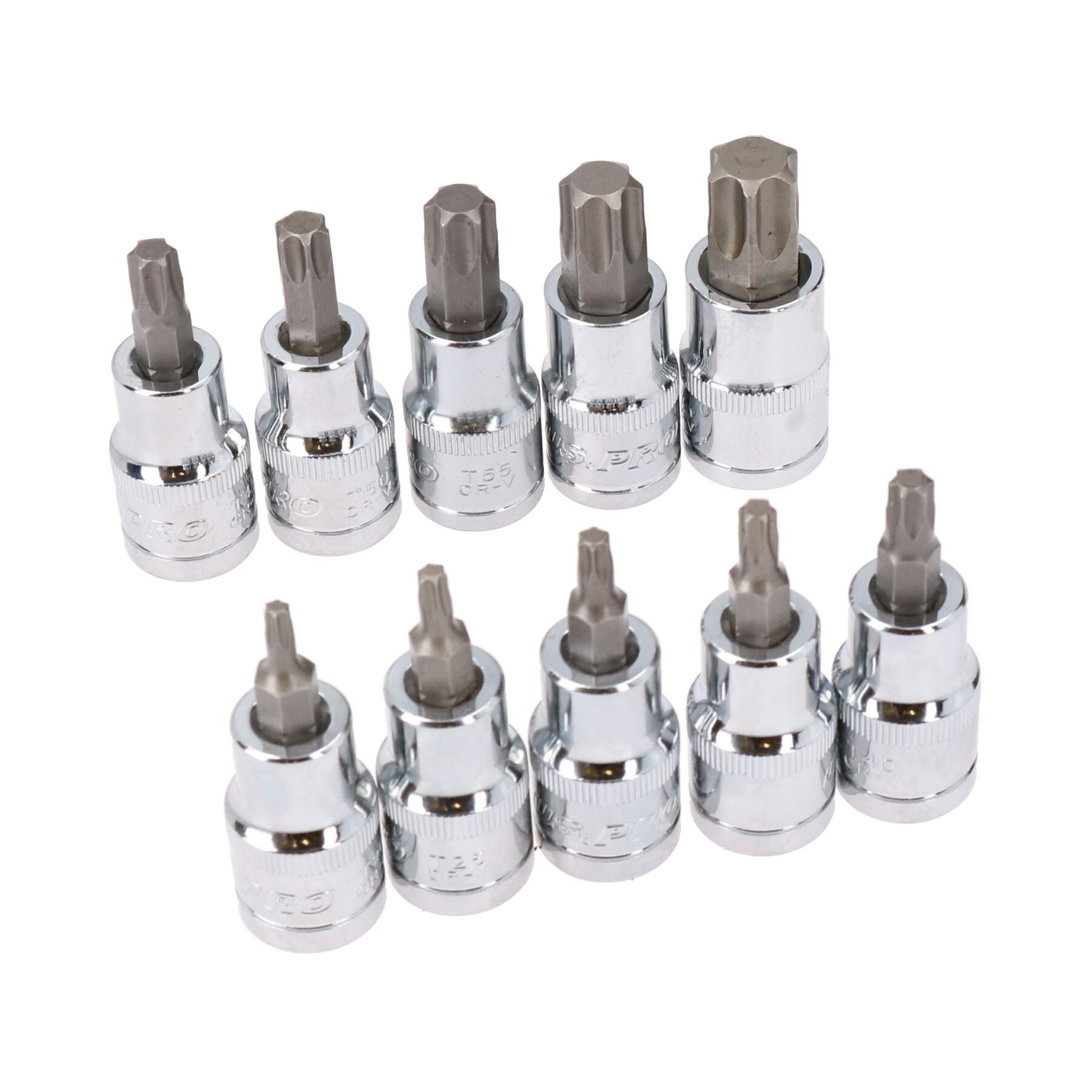 Coffret de 10 douilles étoile/Torx par BERGEN AT668