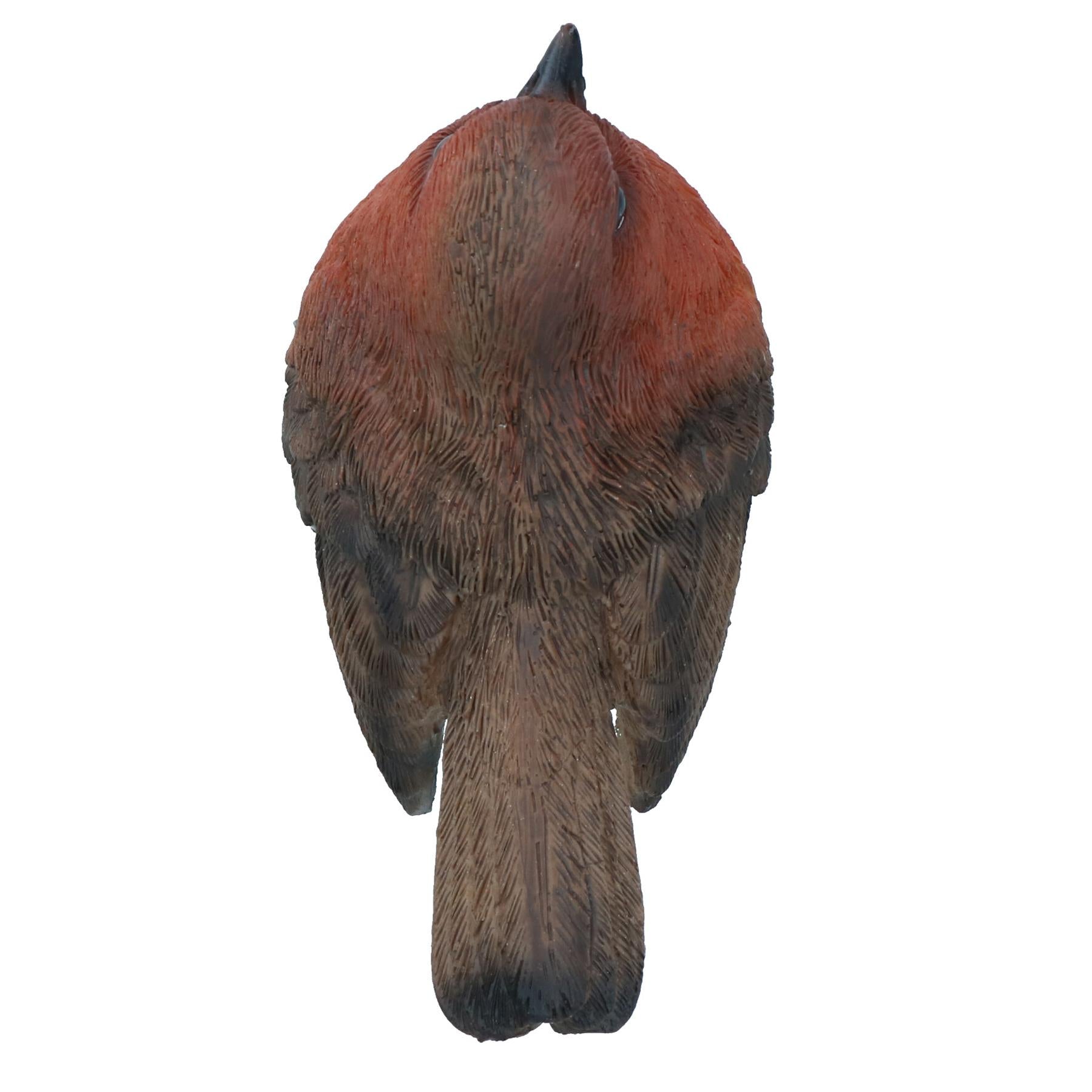 Robin Red Brest Garden Sculpture Ornament Statue Resin Decoration Animal Bird