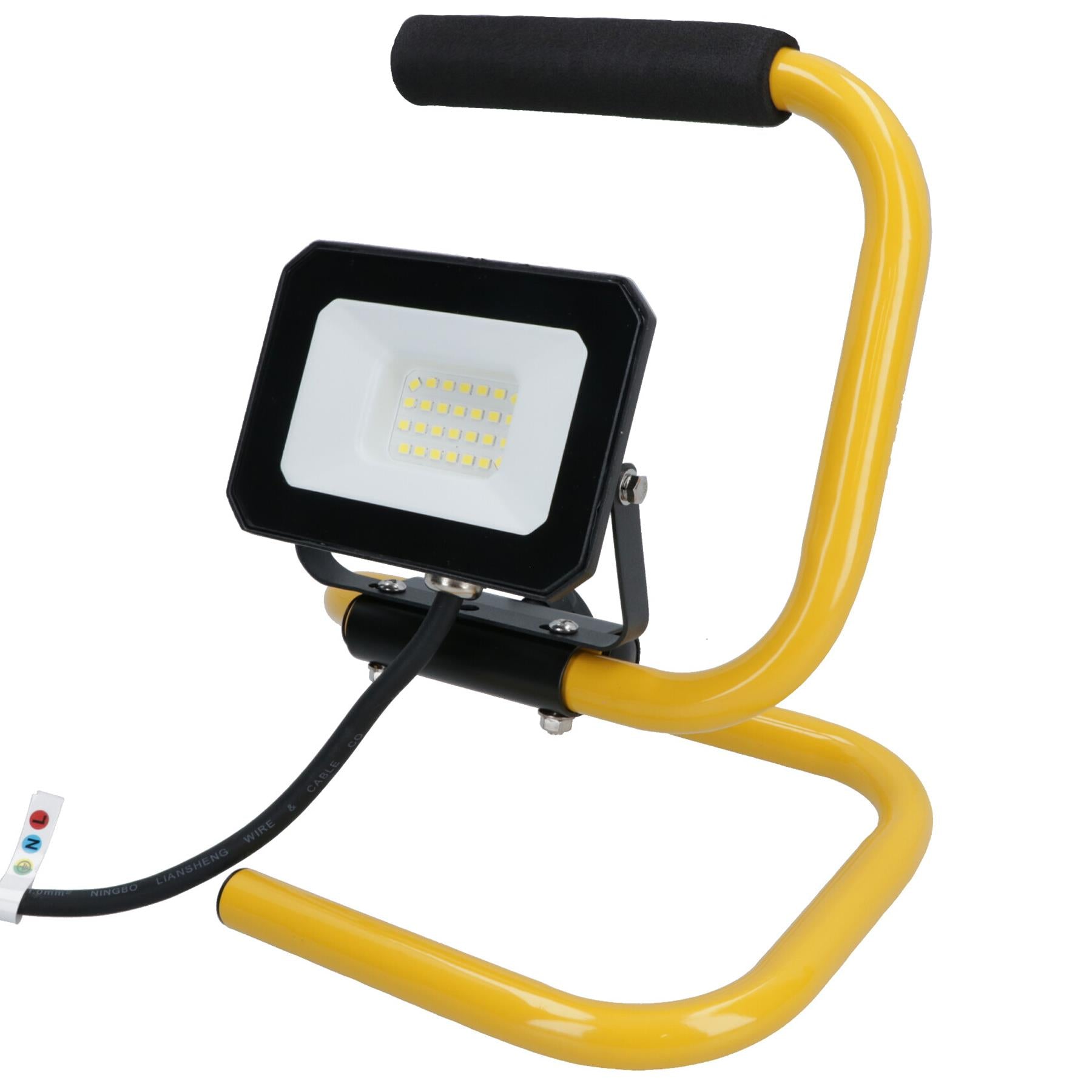 10 Watt LED Work Light Floodlight Garage Workshop 800 Lumens + Stand UK Plug