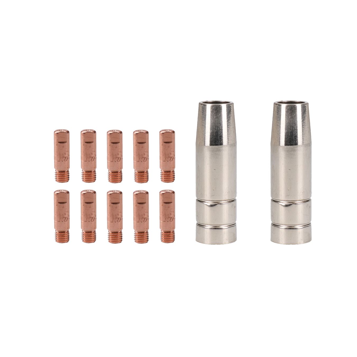 Cebora 130 & 110 / Snap On 130 2 x carénage / buse et embouts de soudage