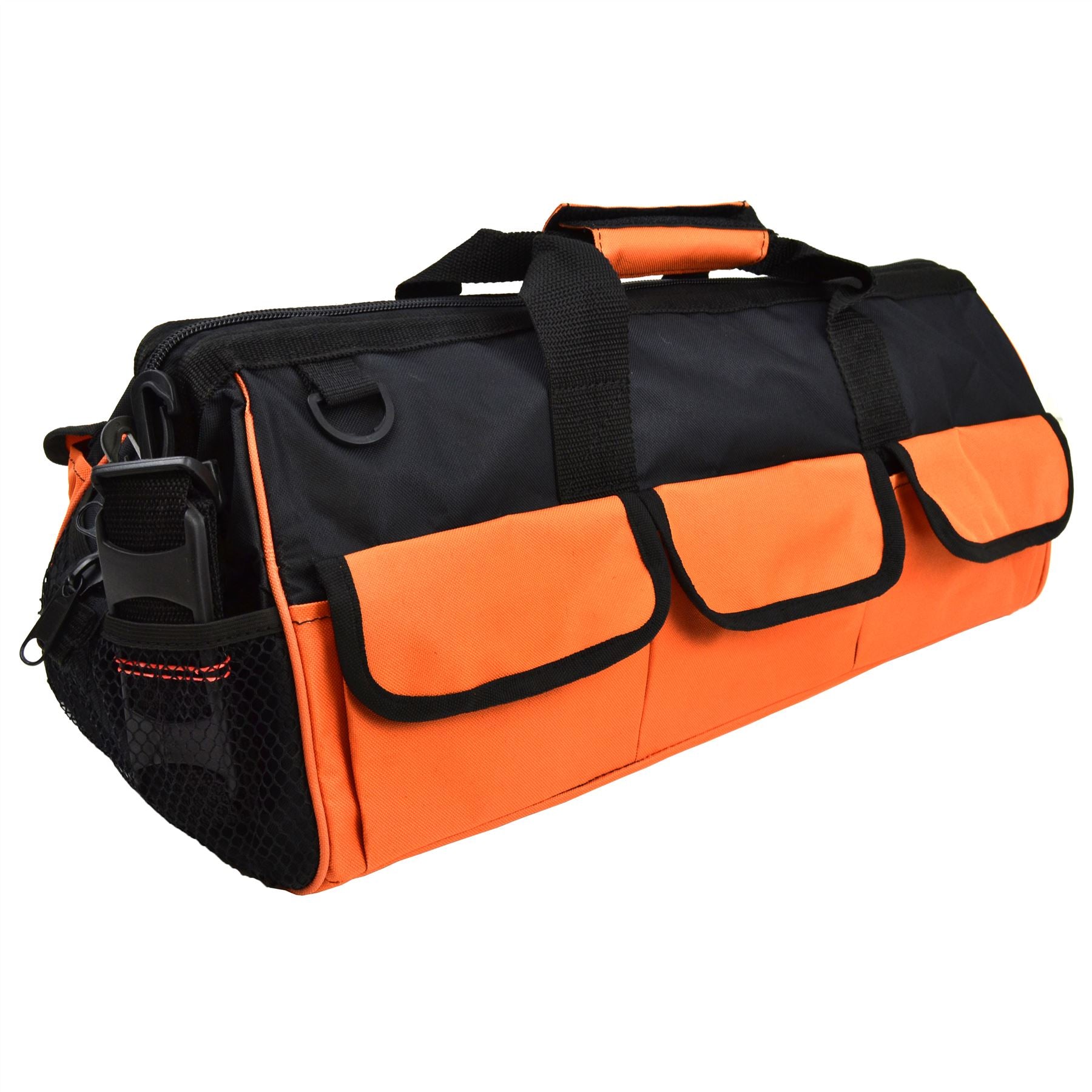 Werkzeugtasche aus Segeltuch, 18 Aufbewahrungstaschen, Nylon, TE228