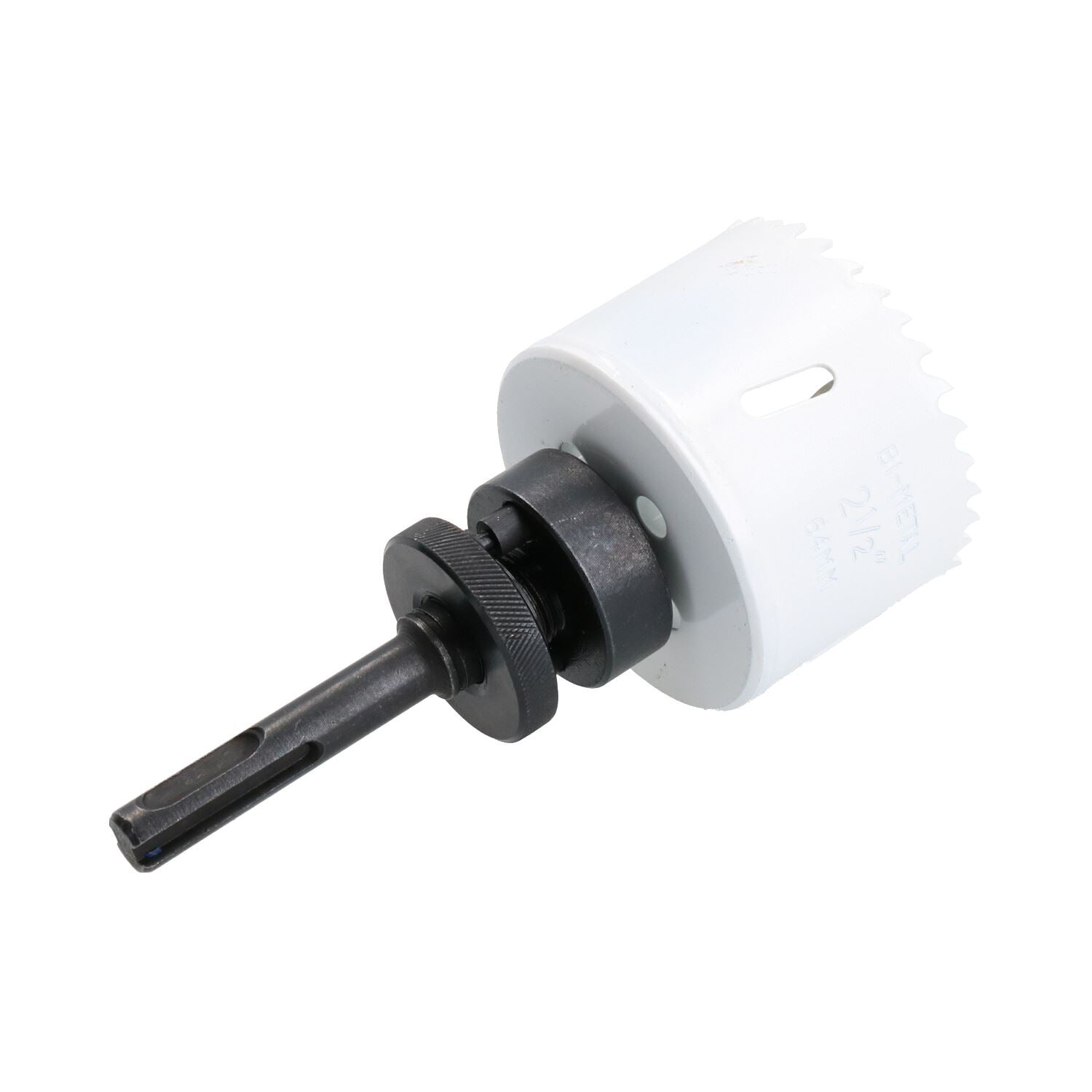 SDS-Plus-Dorndornaufsatz, komplett mit HSS-Lochsäge, 32 mm – 152 mm