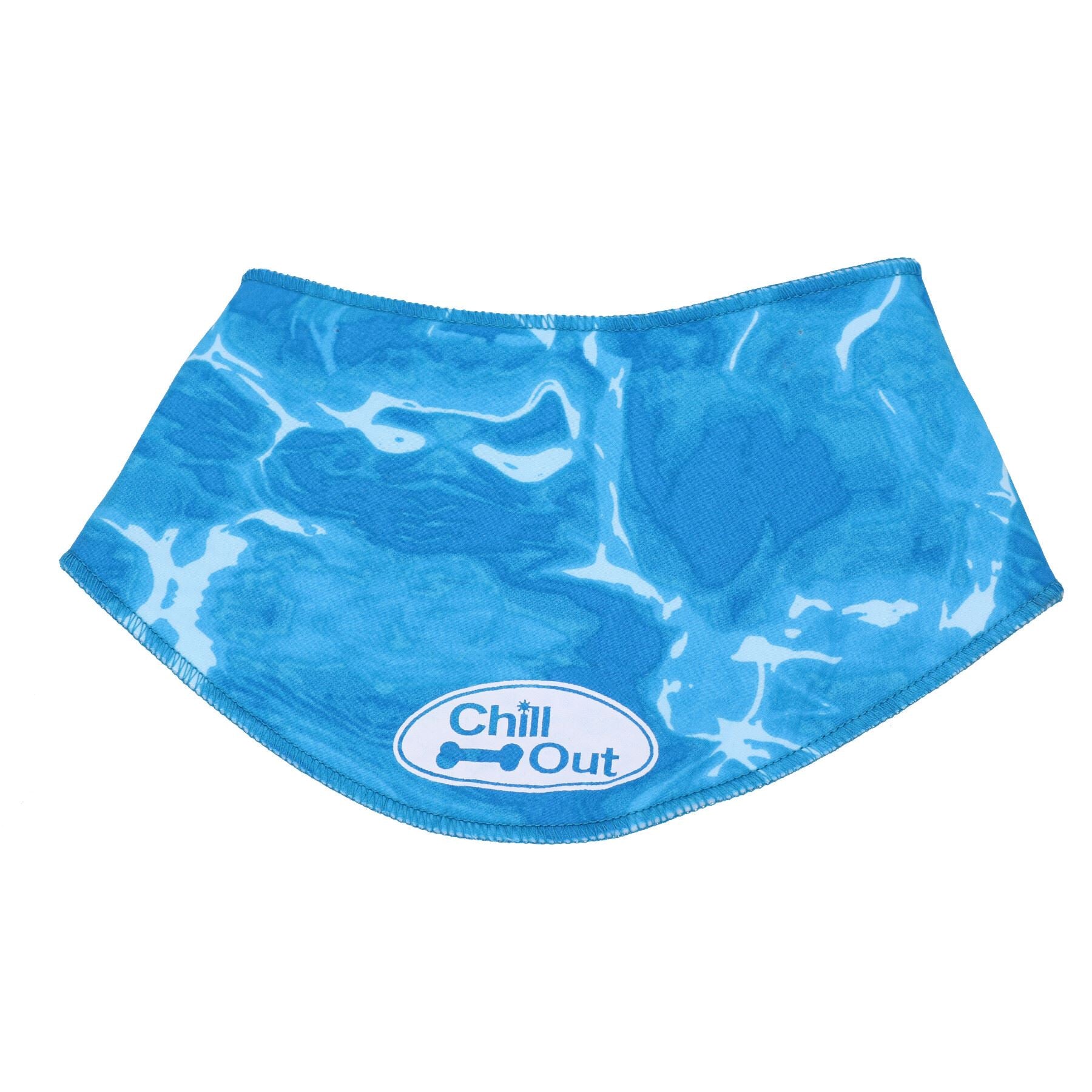 Chillout Cooling Cool Dog Ice Bandana Heat Relief Medium Neck Size 38-46cm