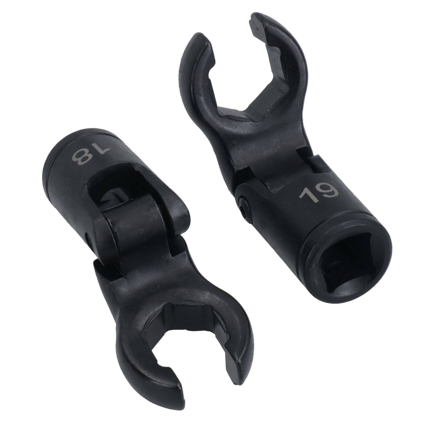 Clé à chocs pivotante à tête flexible métrique à entraînement de 3/8 po 12 à 19 mm 6 pièces