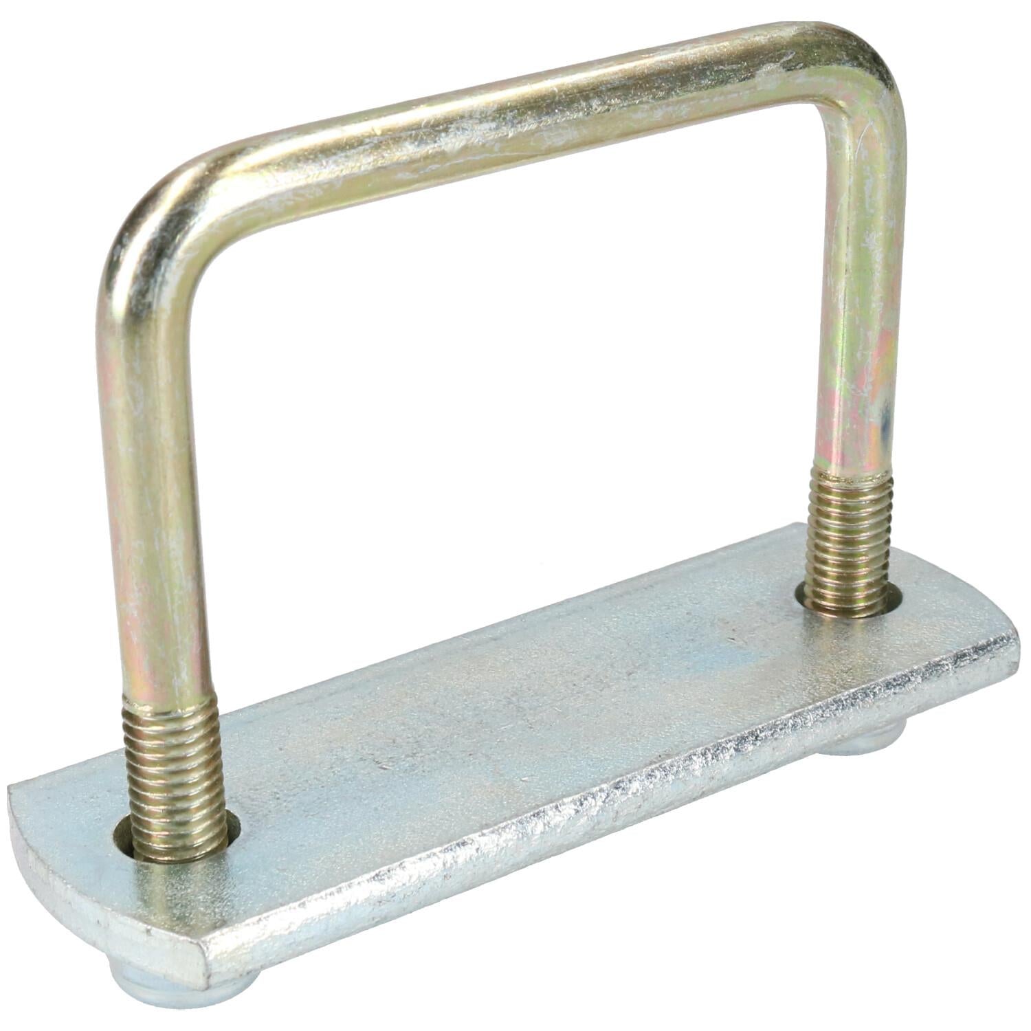 2er-Pack M10 80 mm x 75 mm U-Bolzen N-Bolzen mit Platten und Muttern HOCHZUG