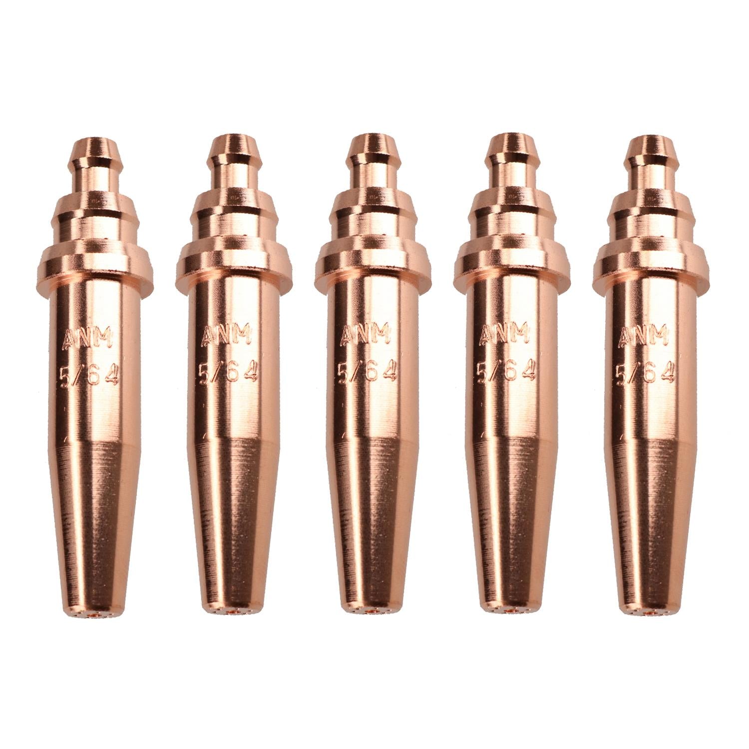 ANM Oxy Acetylene Gas Cutting Nozzle Tip Standard length 1/32" - 1/16" Oxygen