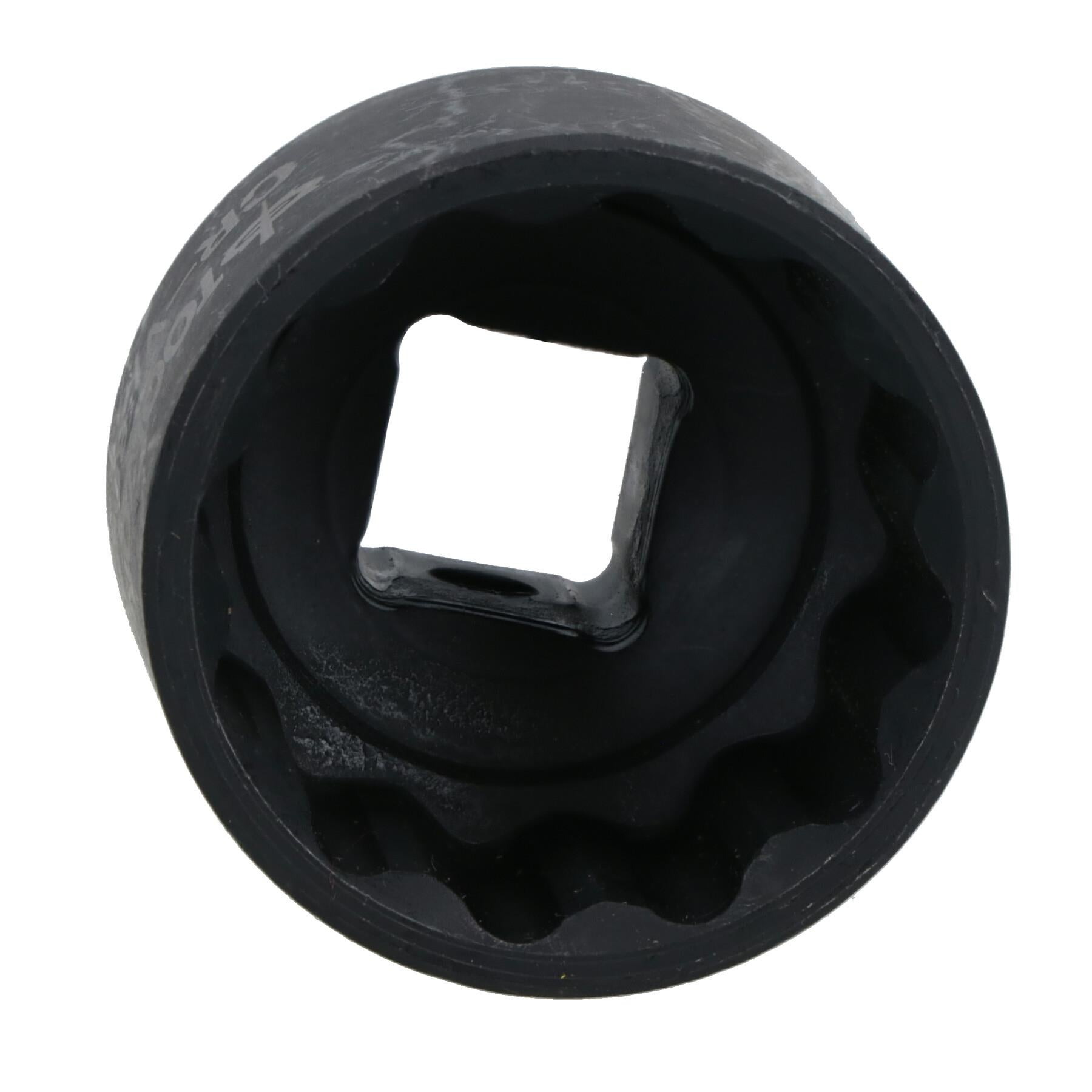 30mm 1/2in. Drive Shallow Metric Impact Impacted Socket 12 Sided Bi-hex