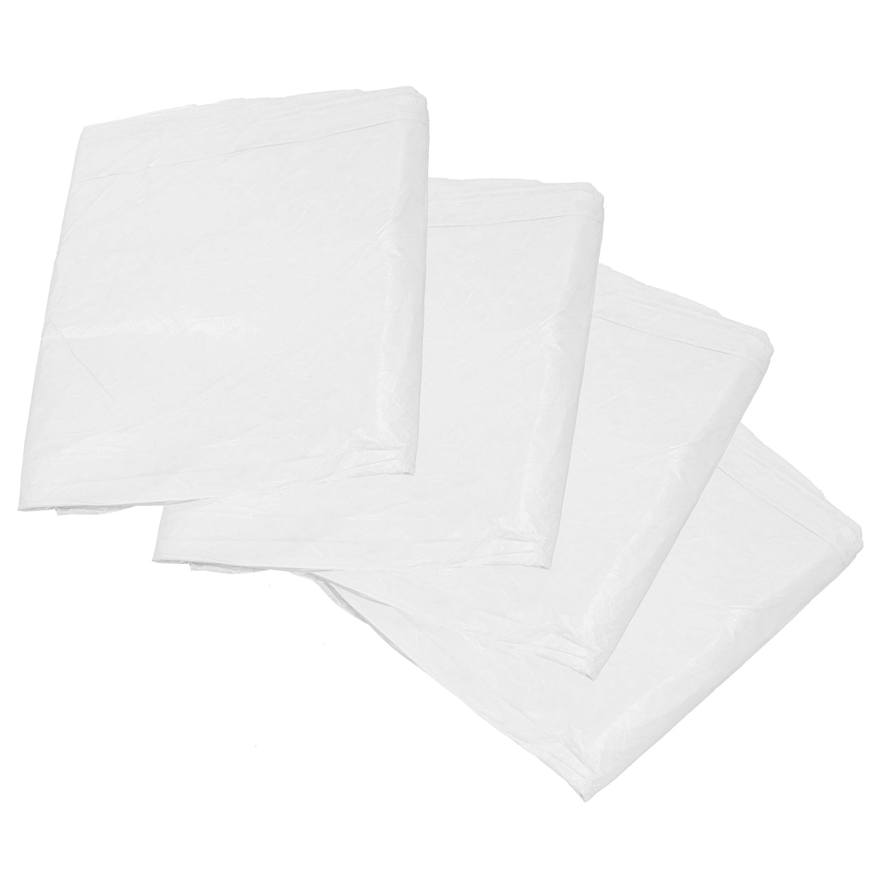 Bâche anti-poussière en polyéthylène robuste de grande taille pour décoration et peinture 4 m x 5 m