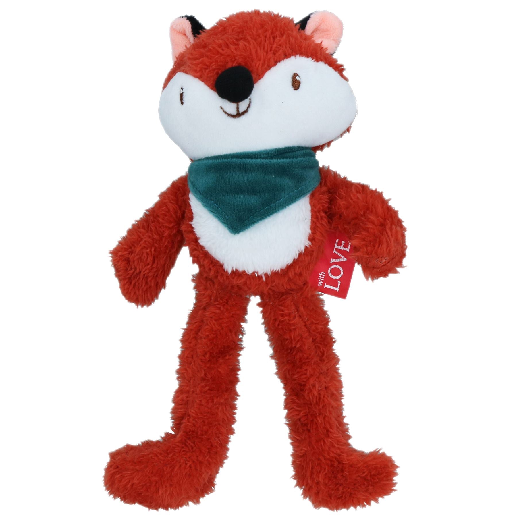 Cadeau de Noël pour chien Bandana Buddy Fox & Bear Bundle Peluche Jouets de jeu Cadeau pour chien