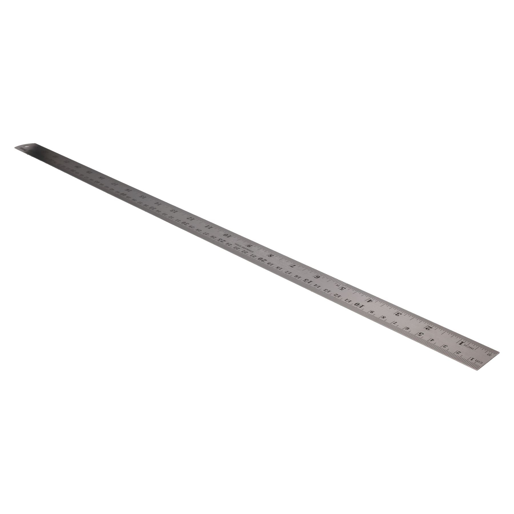 Règle en acier inoxydable 24" / 600 mm Marquages métriques impériaux Mesure de mesure