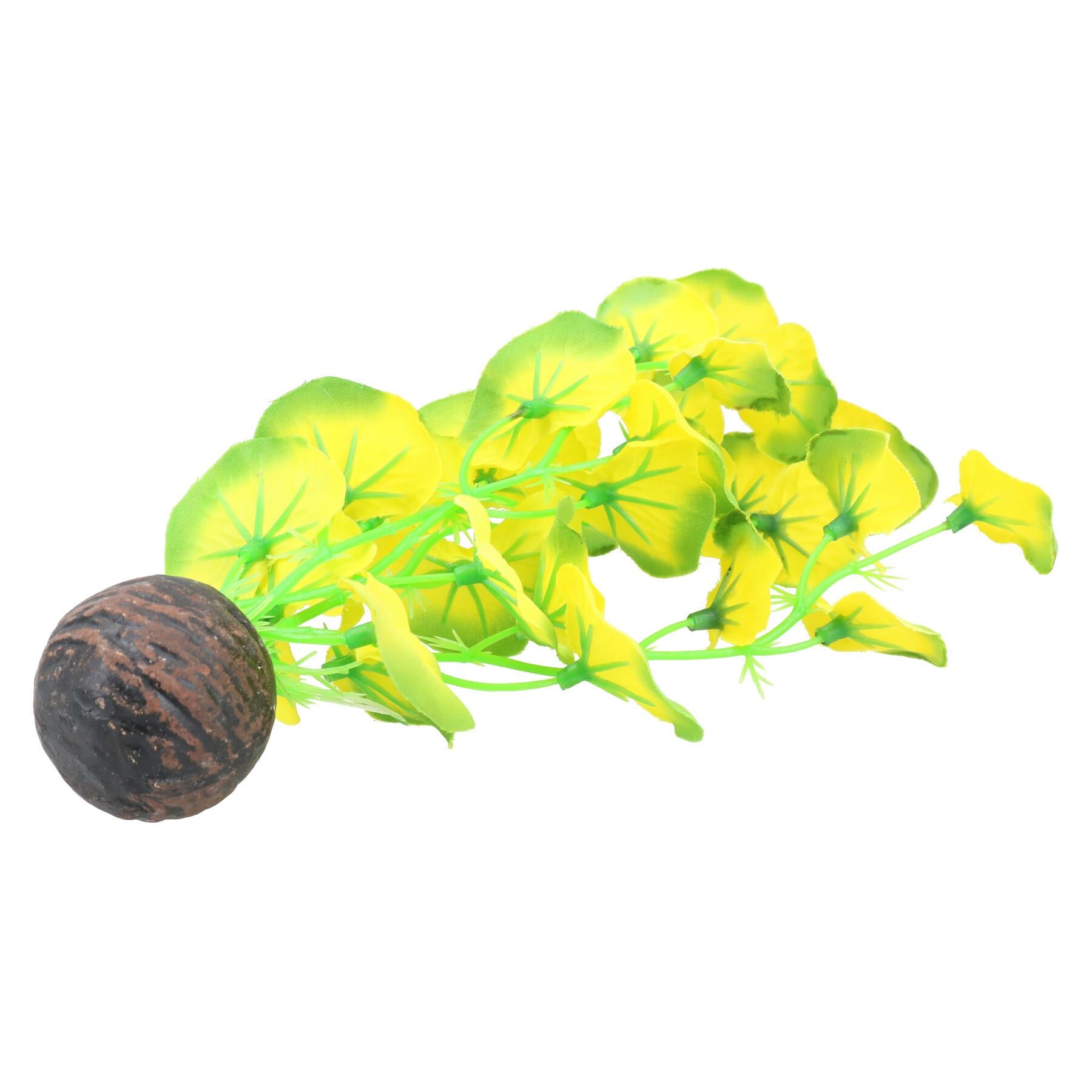 Aquatic Aquarium Fish Tank Self Sinking Medium Middle Silk Plant H-20cm (No10)