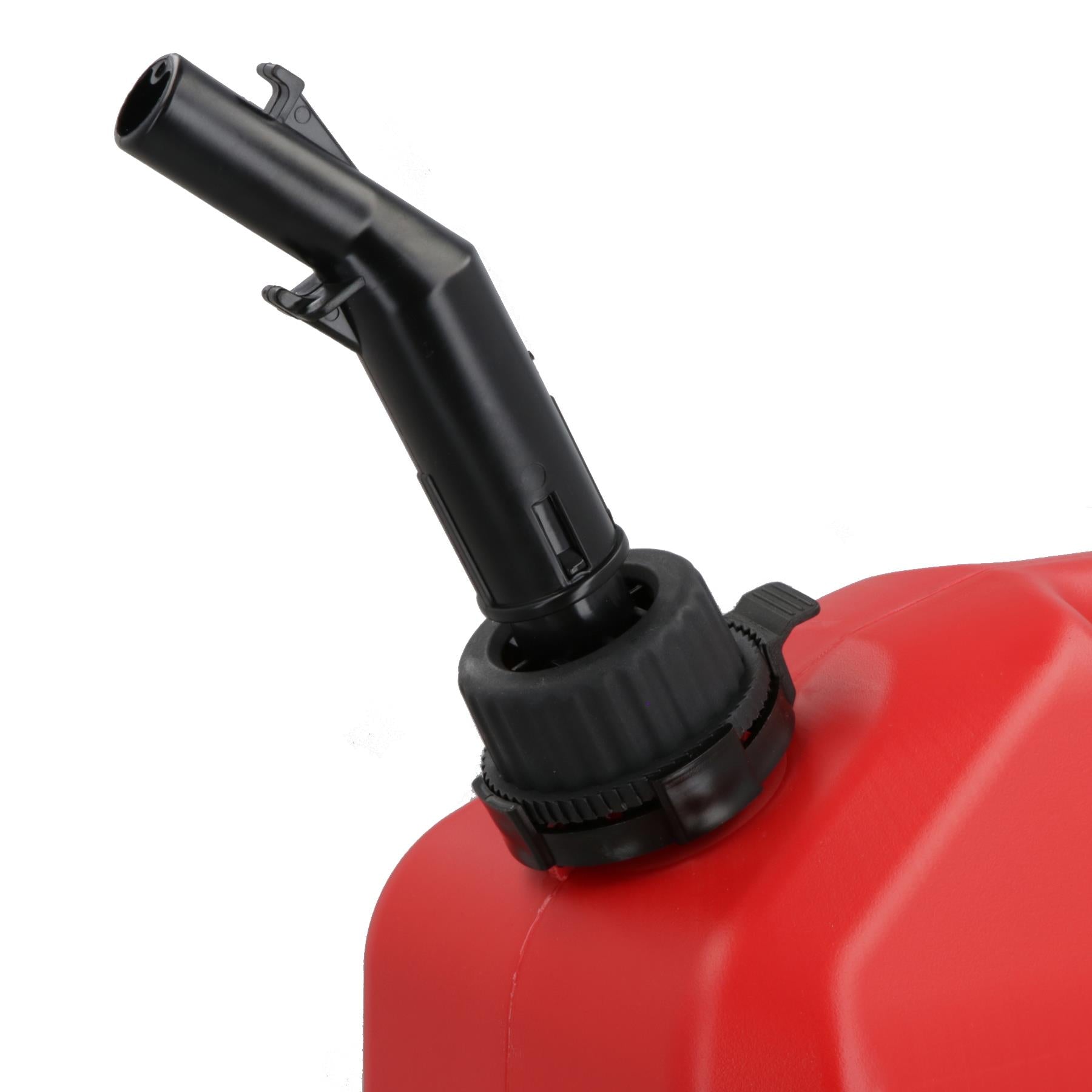 20L Plastic Fuel Jerry Can & Auto Spout Petrol Diesel Storage 20 Litre Made in Italy