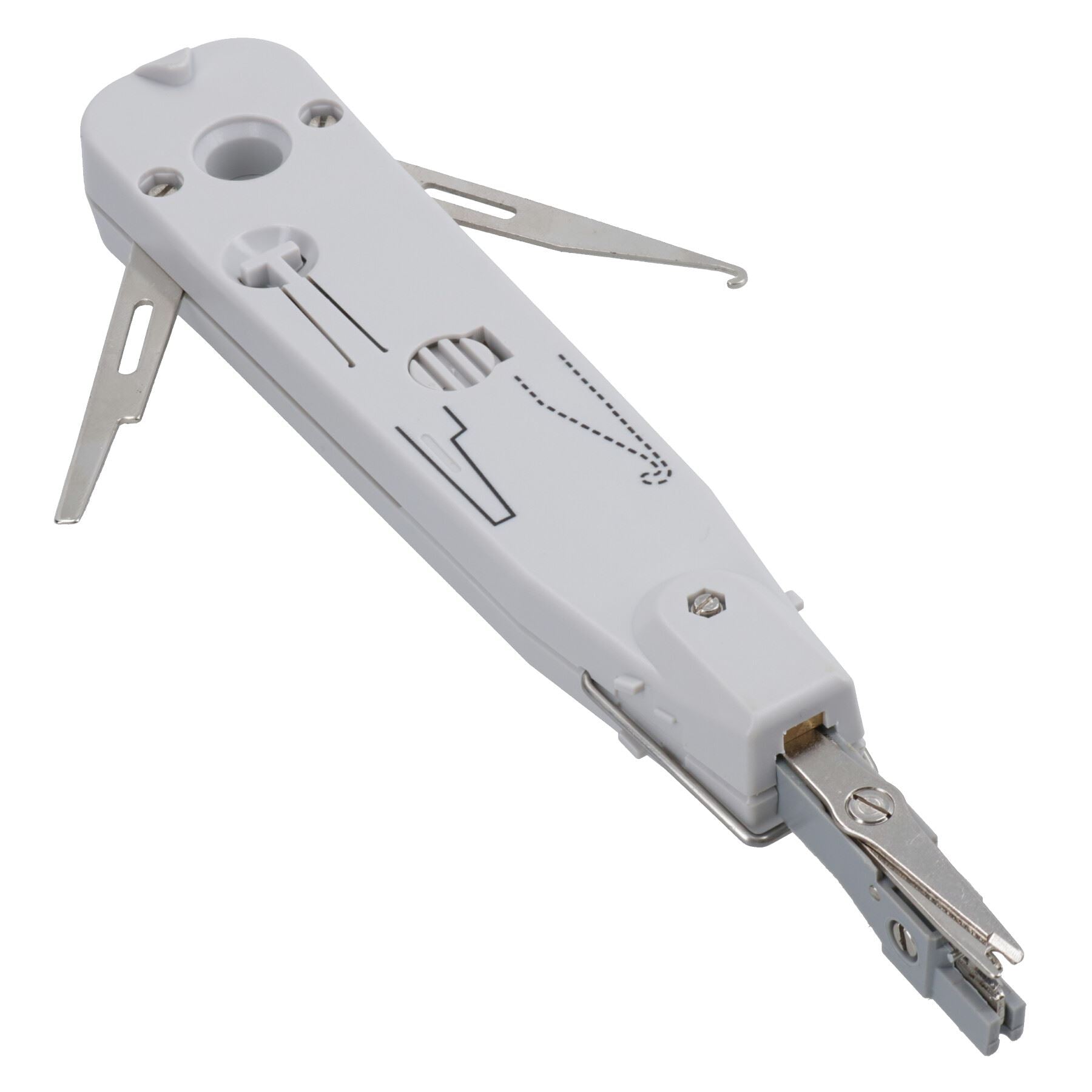 Outil de dénudage de coupe-insertion de poinçonnage pour câbles de réseau téléphonique Ethernet