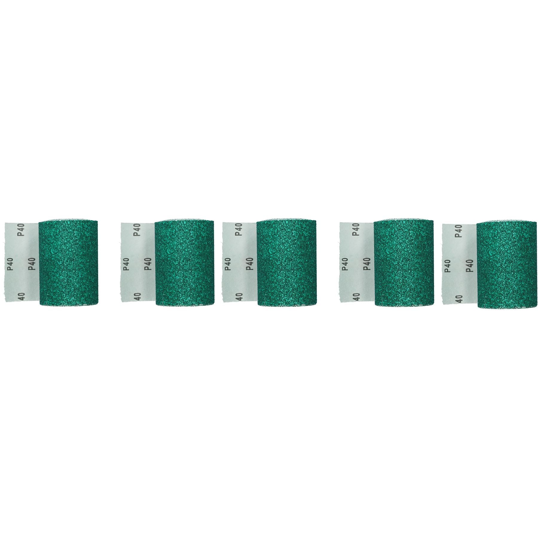 Rouleau de papier abrasif en oxyde d'aluminium 5 m x 115 mm, grain 40, papier abrasif grossier