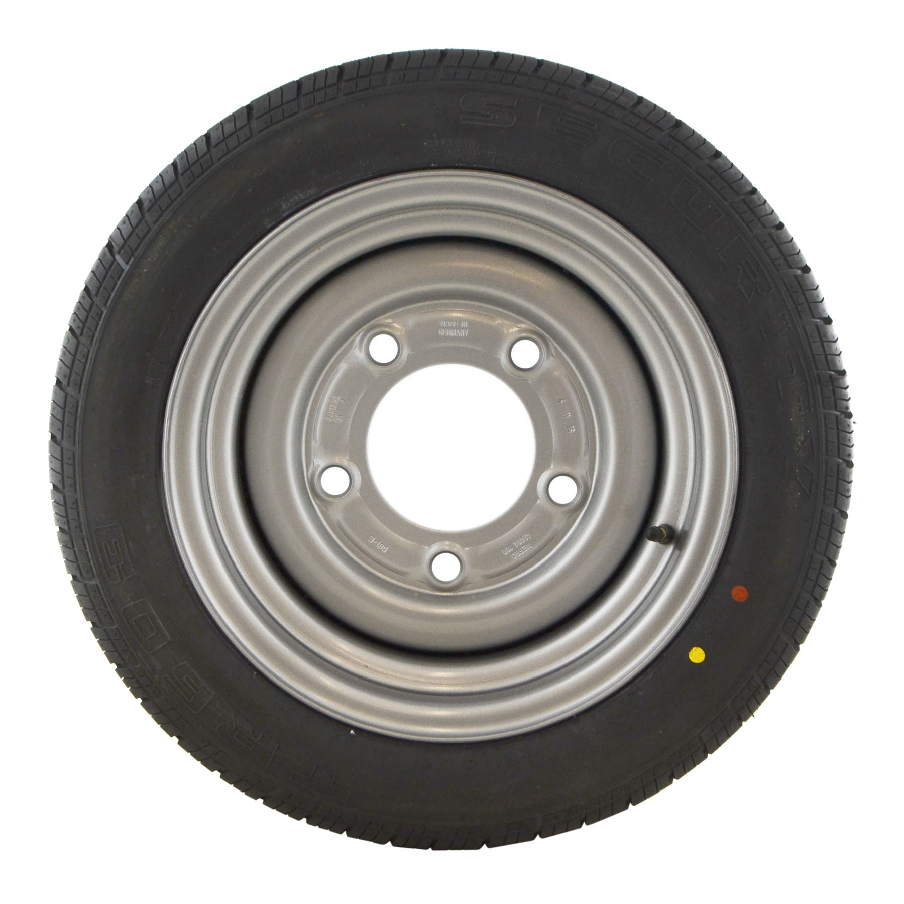Roue et pneu 13" pour remorques Indespension Beavertail 3500kg 195/50 R13C