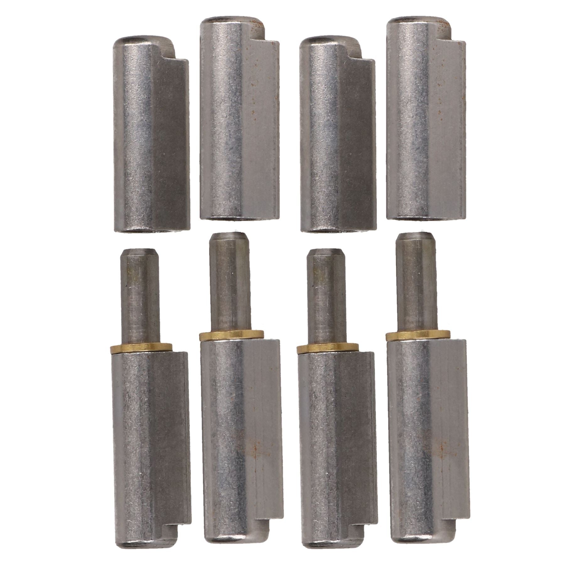 Charnière à balle relevable à souder sur douille en laiton 16 x 100 mm pour trappe de porte robuste