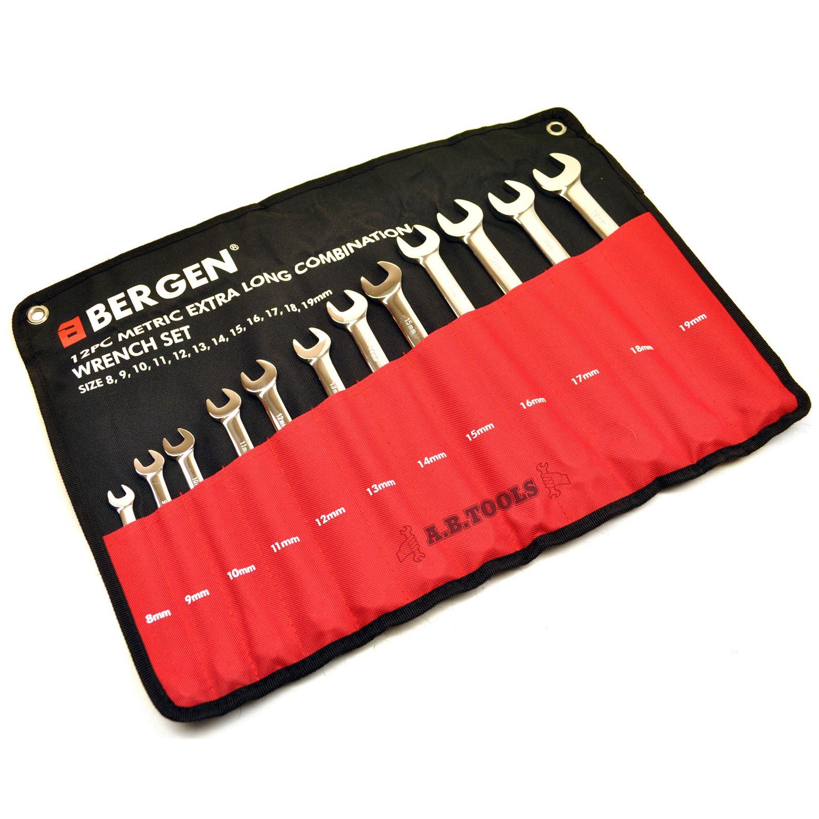 Jeu de clés mixtes extra longues métriques MM 8 mm – 19 mm