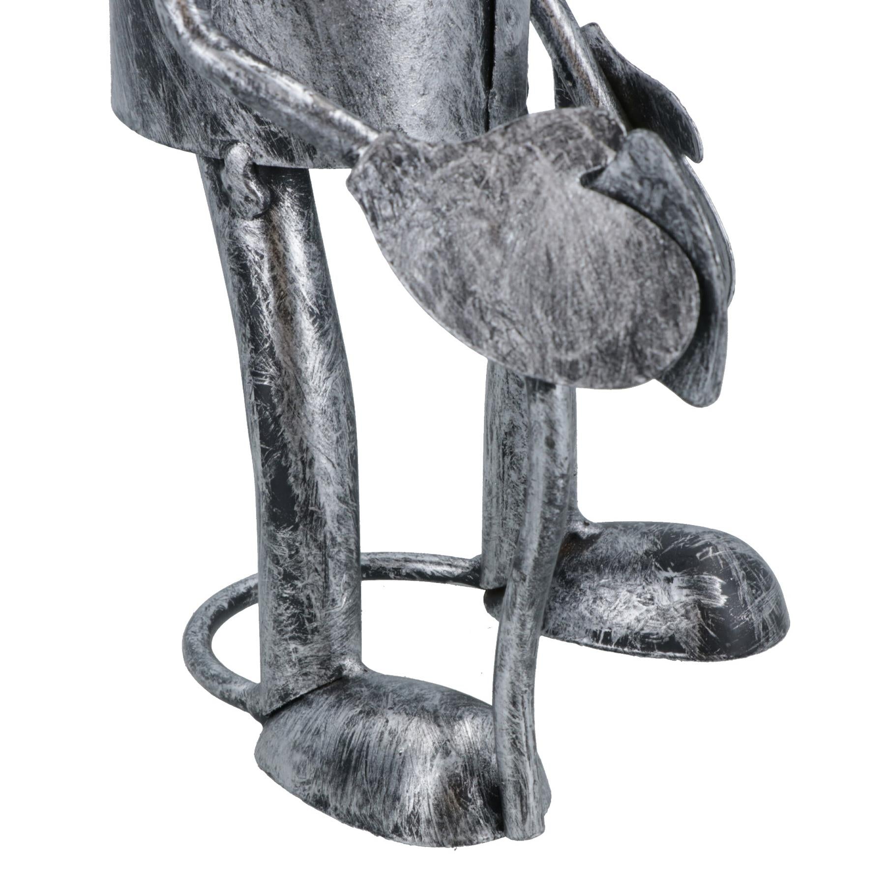Tin Man Garden Ornament Lawn Art Sculpture Statue Yard Home Decor Small