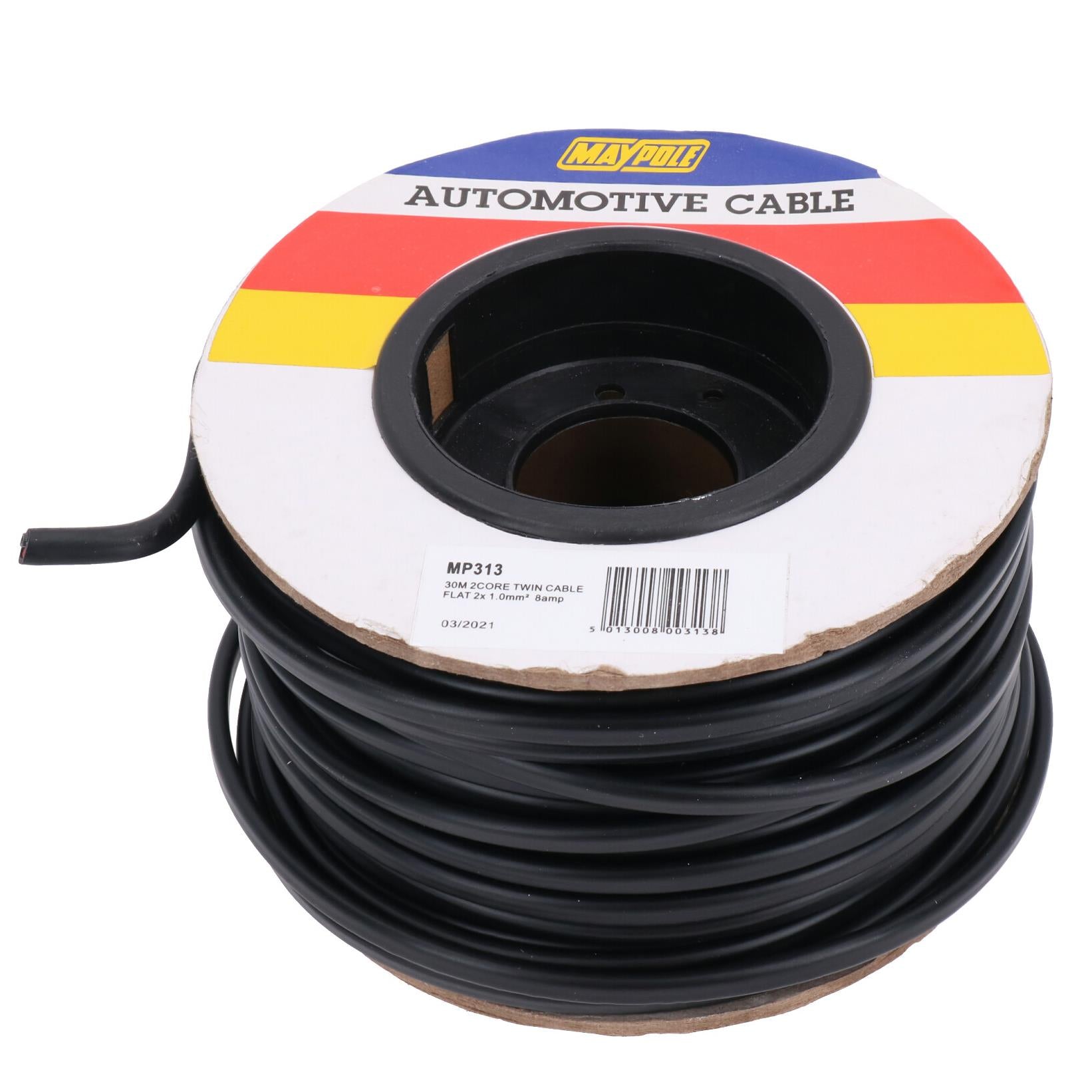 30m Roll Twin Core Automotive Cable / Wire for Car, Trailer etc TR103