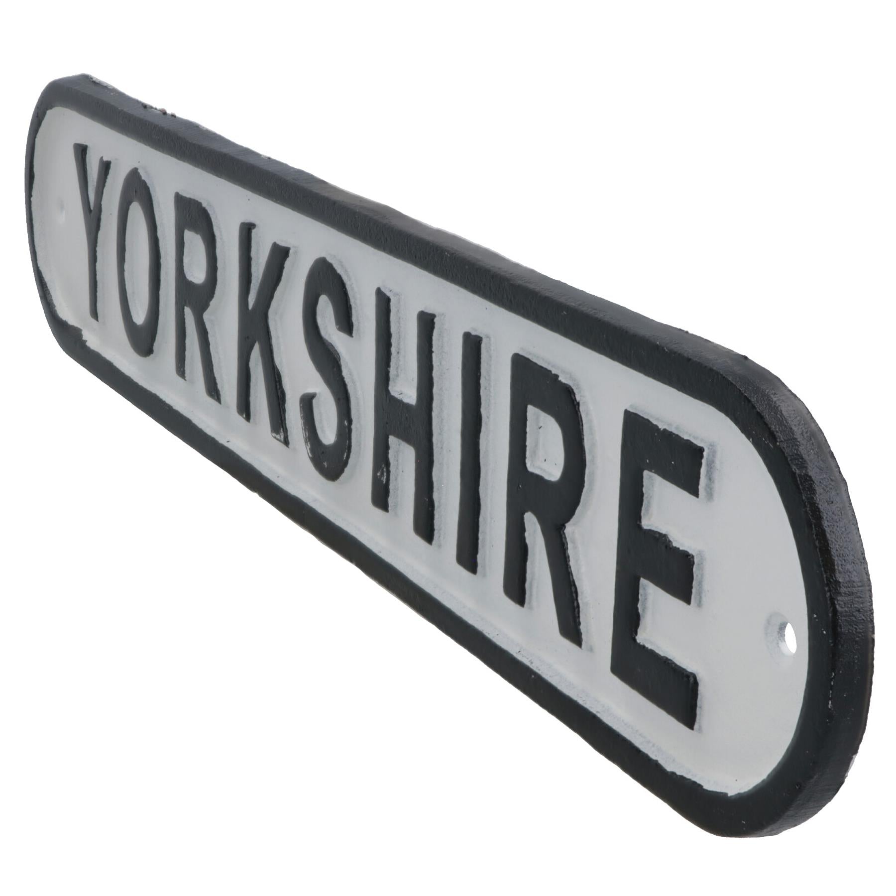 Yorkshire Cast Iron Sign Plaque Wall Door Fence Gate Post House Garden Yard