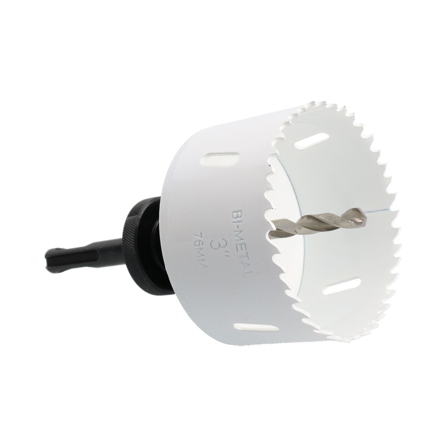 SDS-Plus-Dorndornaufsatz, komplett mit HSS-Lochsäge, 32 mm – 152 mm