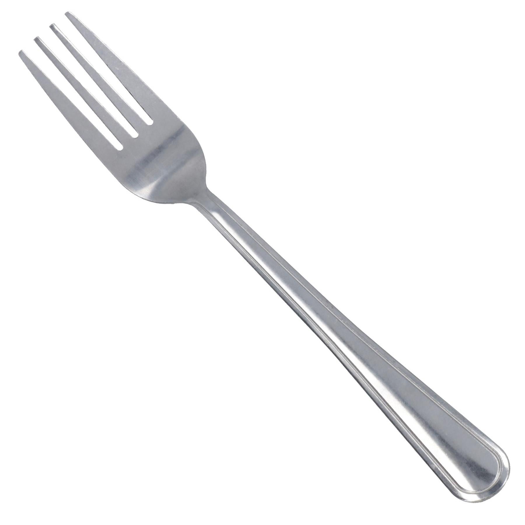 Couverts de table en acier inoxydable Fourchettes de table 19 cm de long Couleur argent
