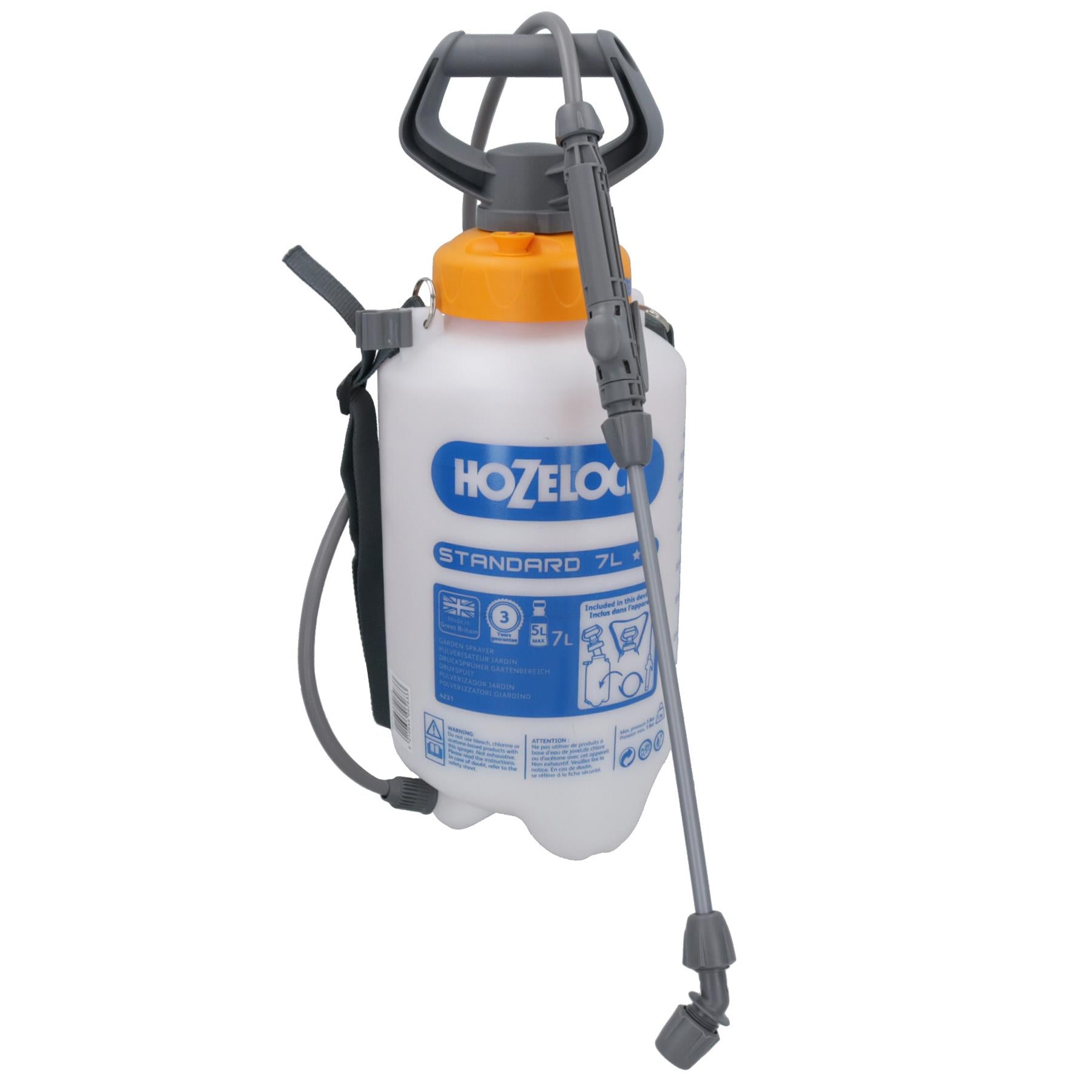 Hozelock 7 Liter Mehrzweck-Gartenspritze Drucksprüher