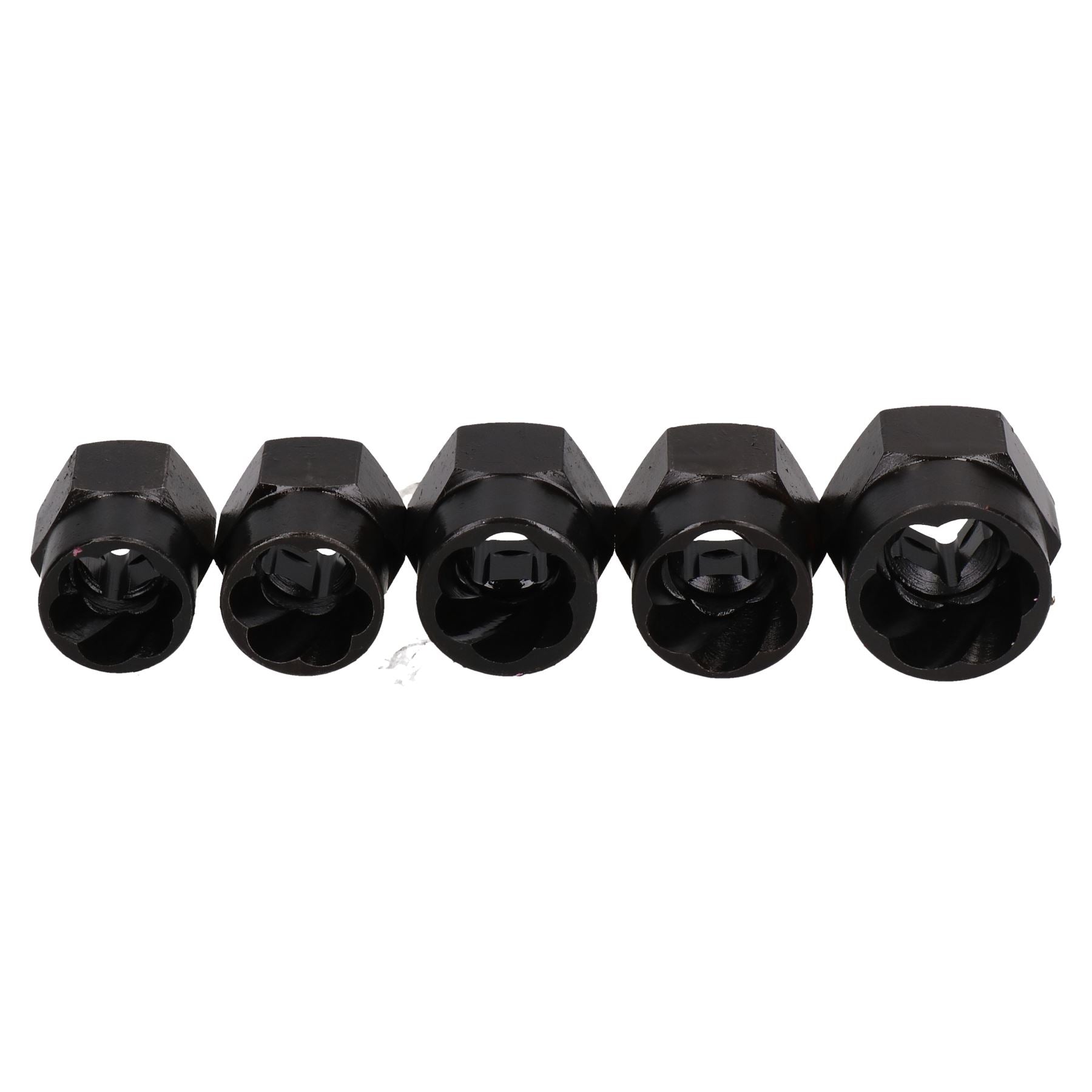 5-tlg. Schrauben-/Mutternentferner, Ausdreher, Dreh-Steckschlüsseleinsätze, 14–19 mm, 3/8 Zoll Antrieb