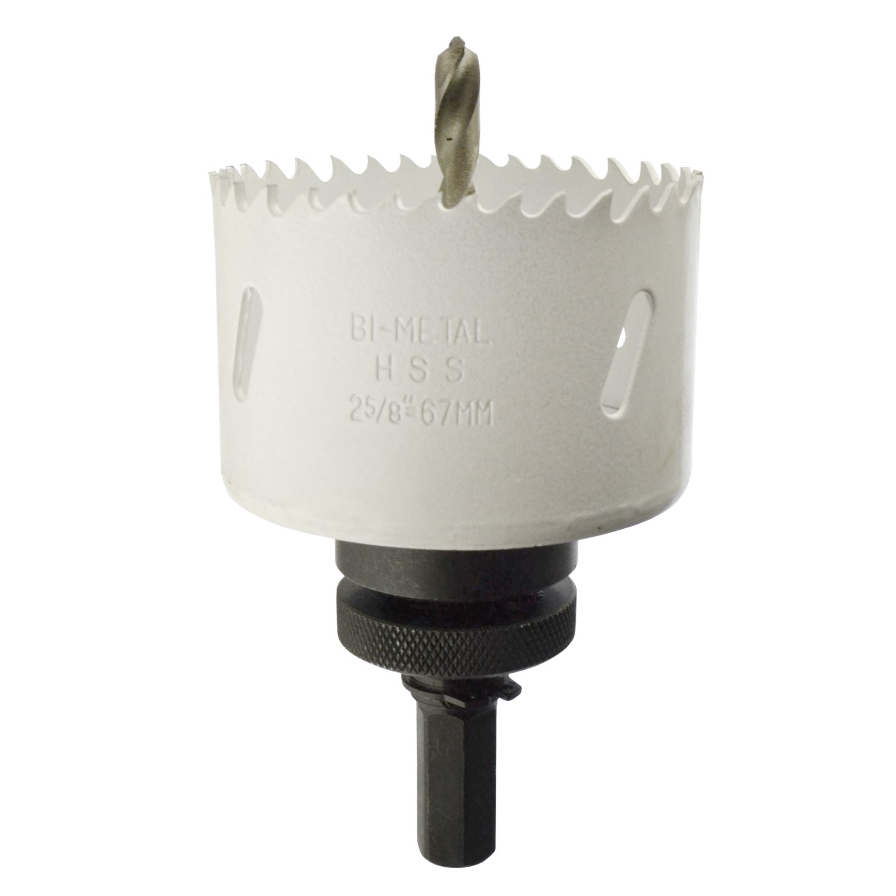 32 - 152 mm Lochsäge mit 1/2 Zoll Schaftbohrfutter, Fräser, Bimetall-Bohrer