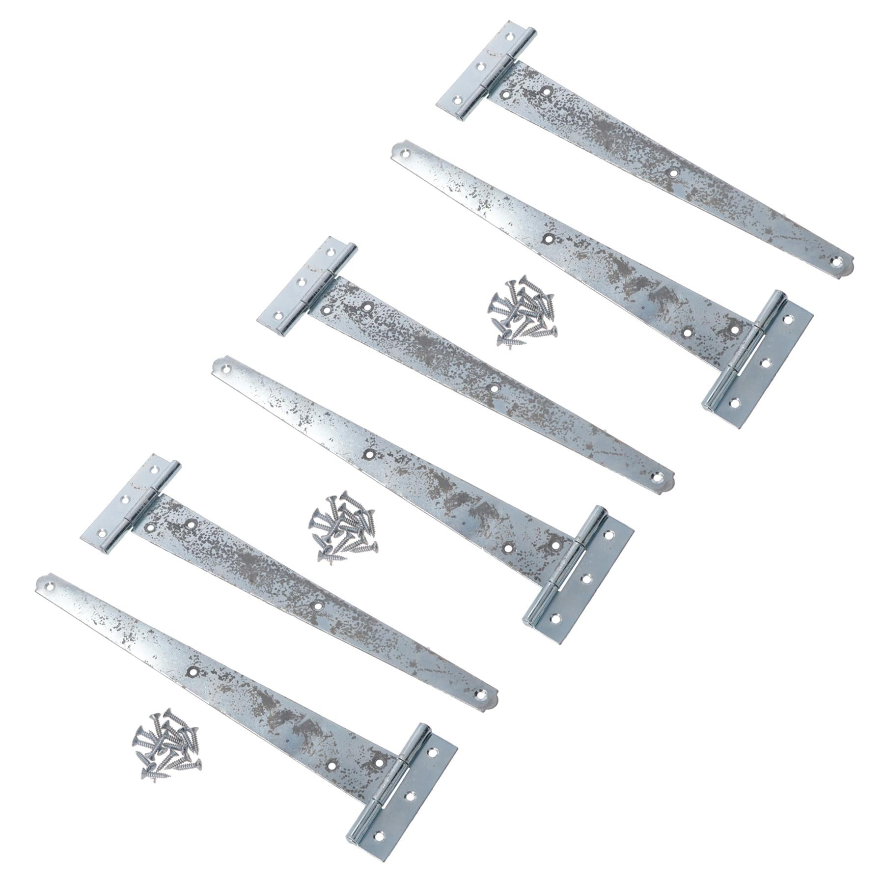 Heavy Duty T Tee Hinge For Sheds Gates Doors Zinc Plated Finish 4 – 18 Inch