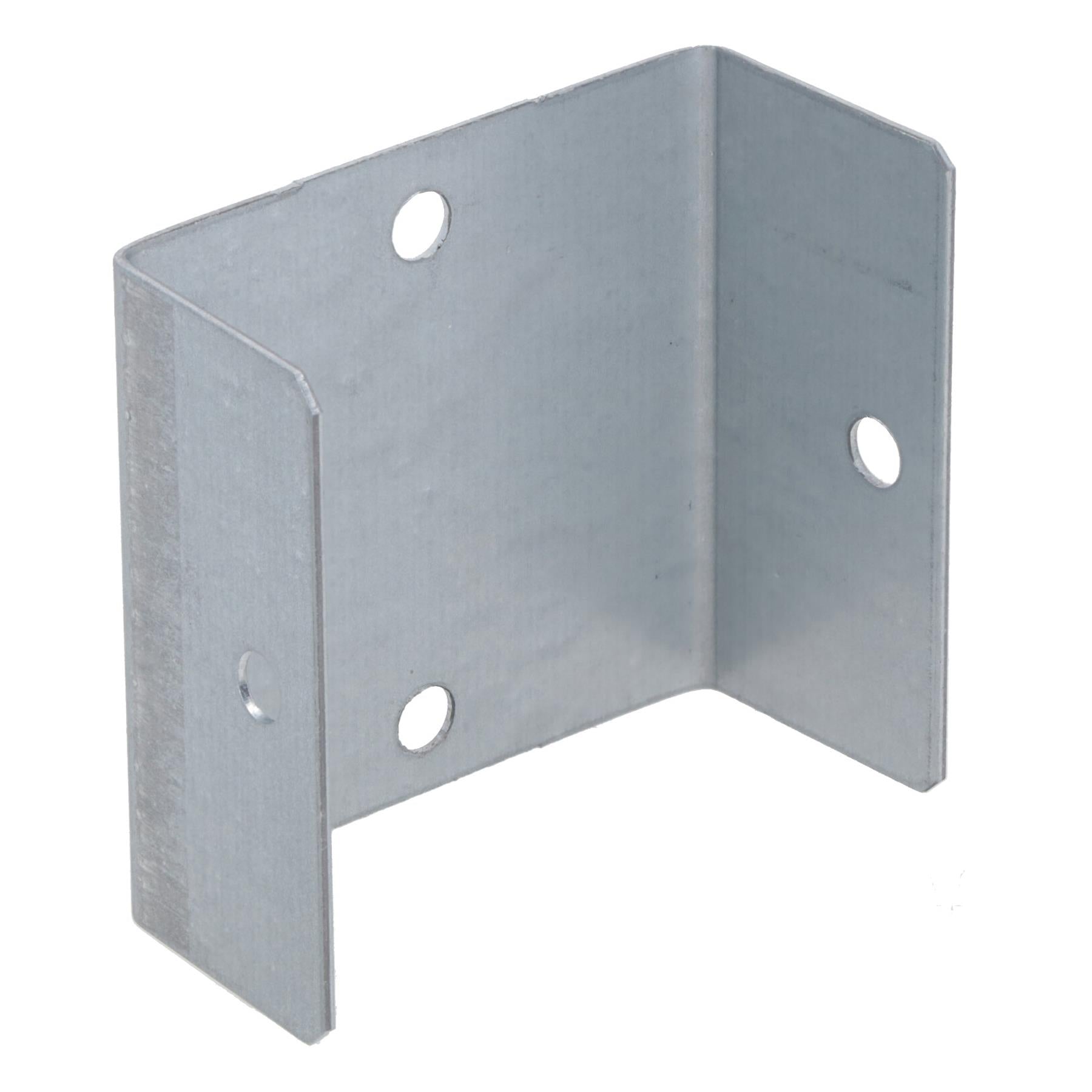 Fence Panel Clip 44mm or 50mm Galvanised Steel Bracket Holder Trellis Post Support