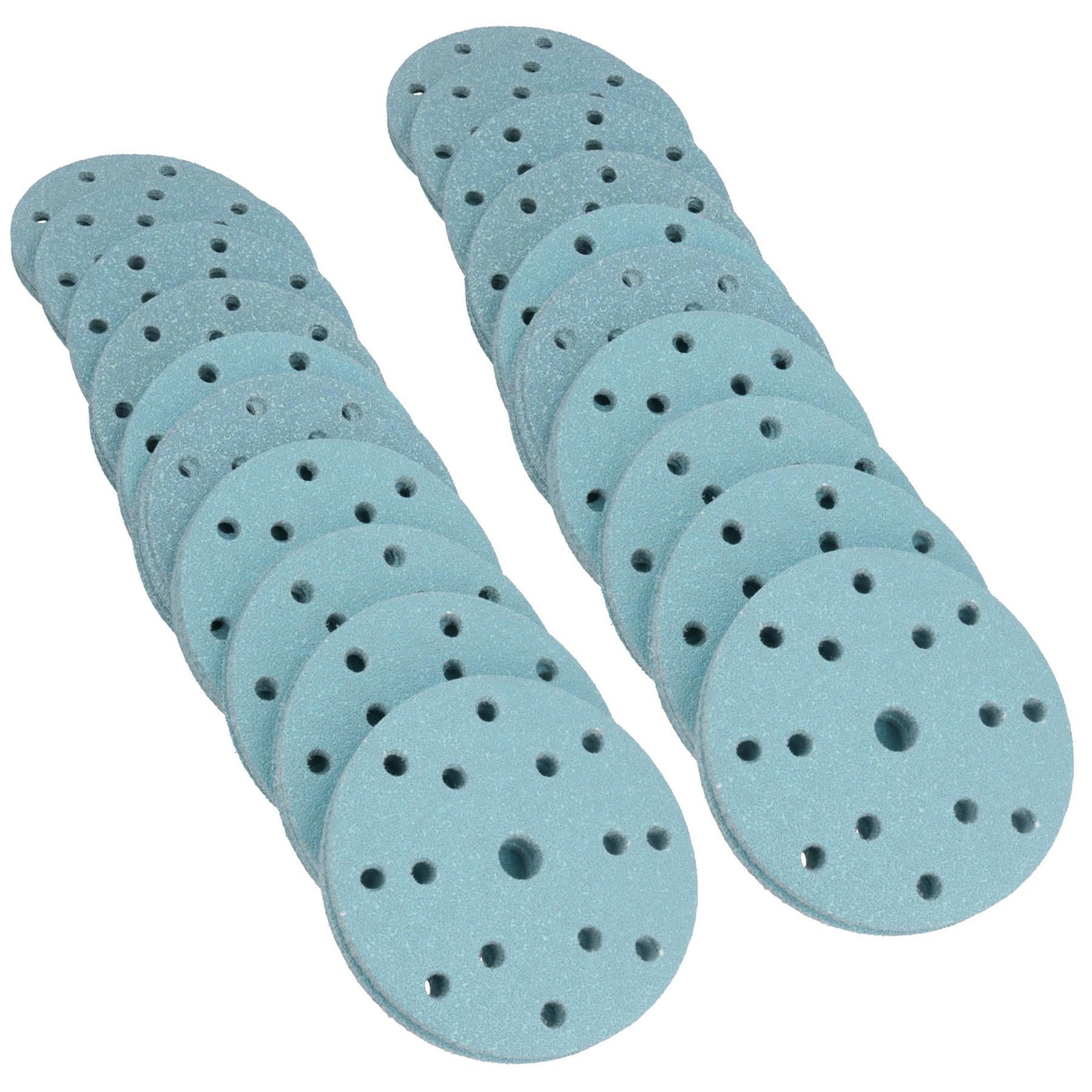 150 mm selbstklebende Keramik-Schleifscheiben mit Klettverschluss, Körnung 60