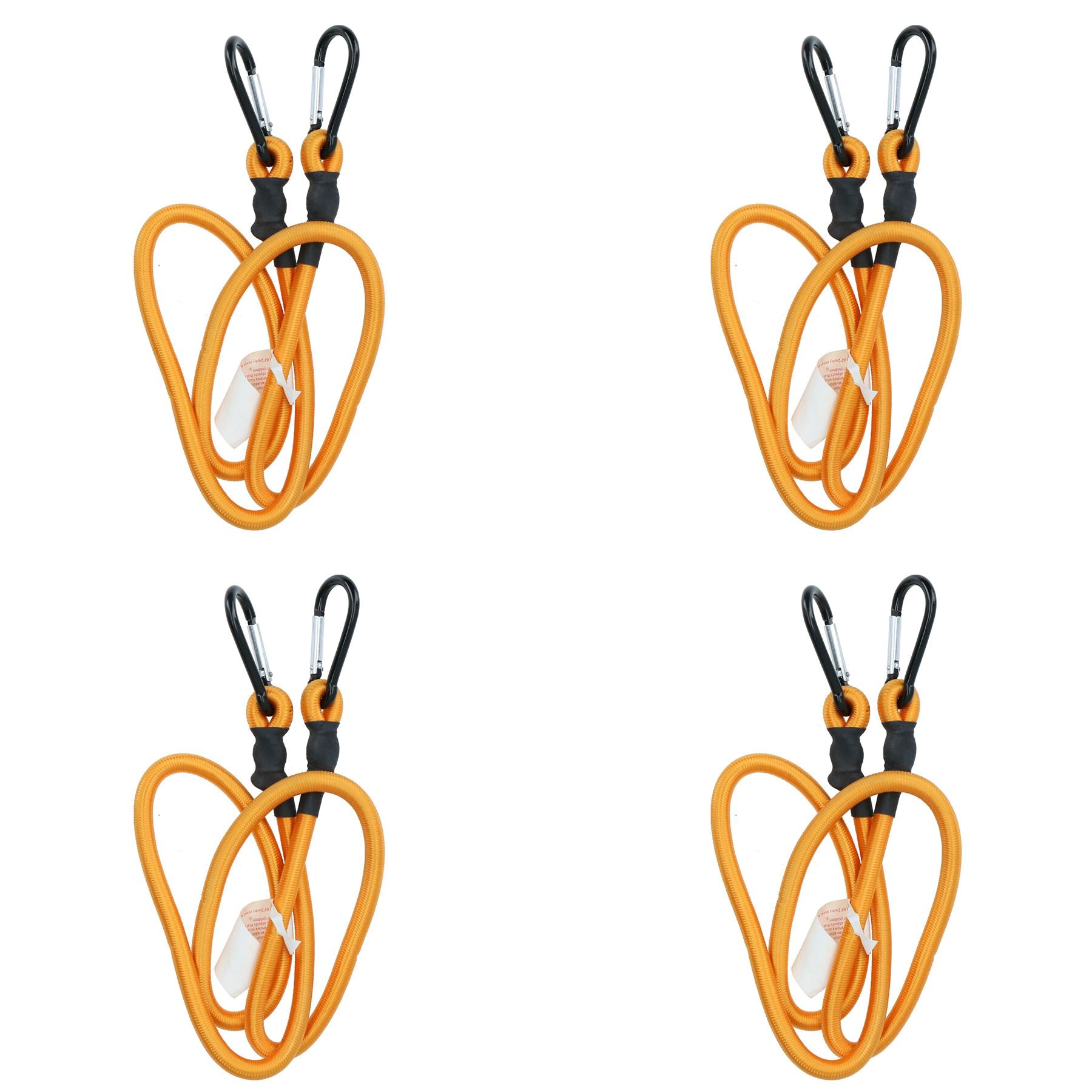 Corde élastique de 48 po avec mousquetons, cordons et attaches élastiques