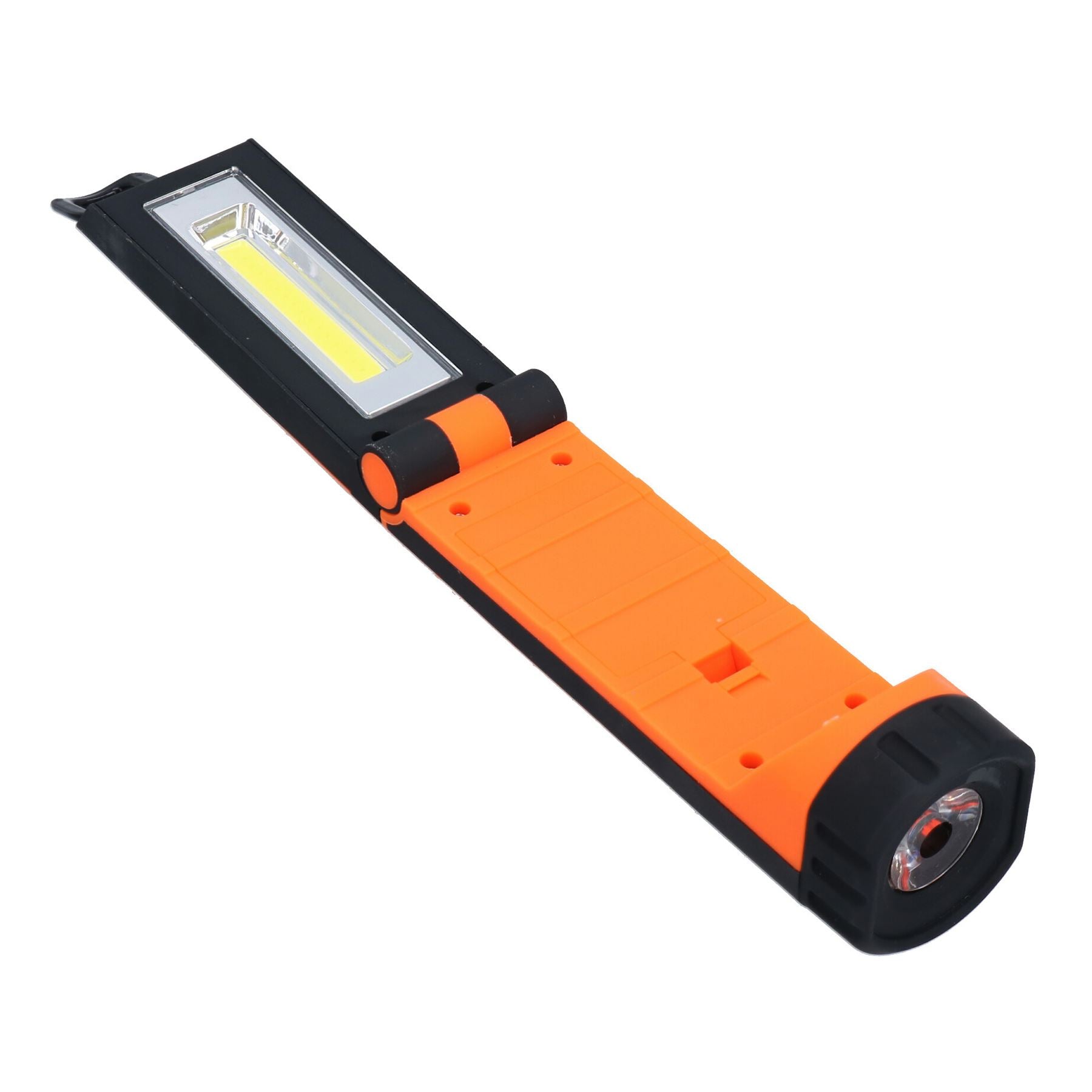 Lampe torche COB de 3 watts et lampe de travail d'inspection pliable alimentée par batterie