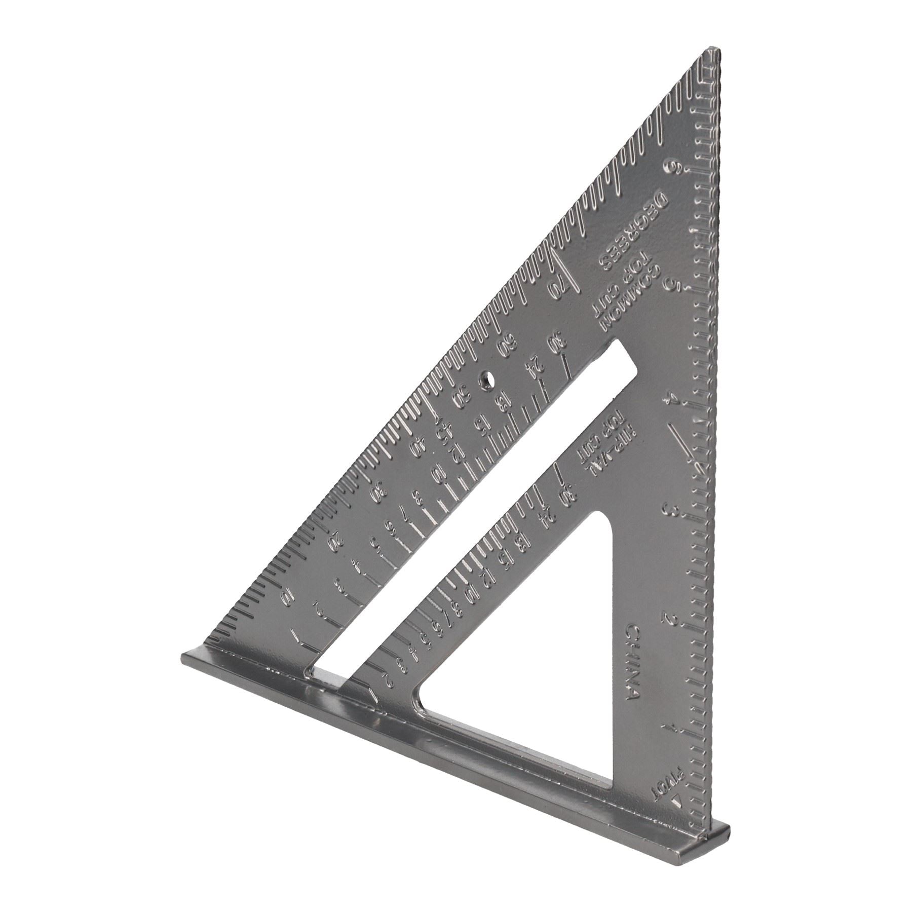 Équerre de mesure rapide en aluminium de 6 po pour chevrons de toiture, guide de menuiserie