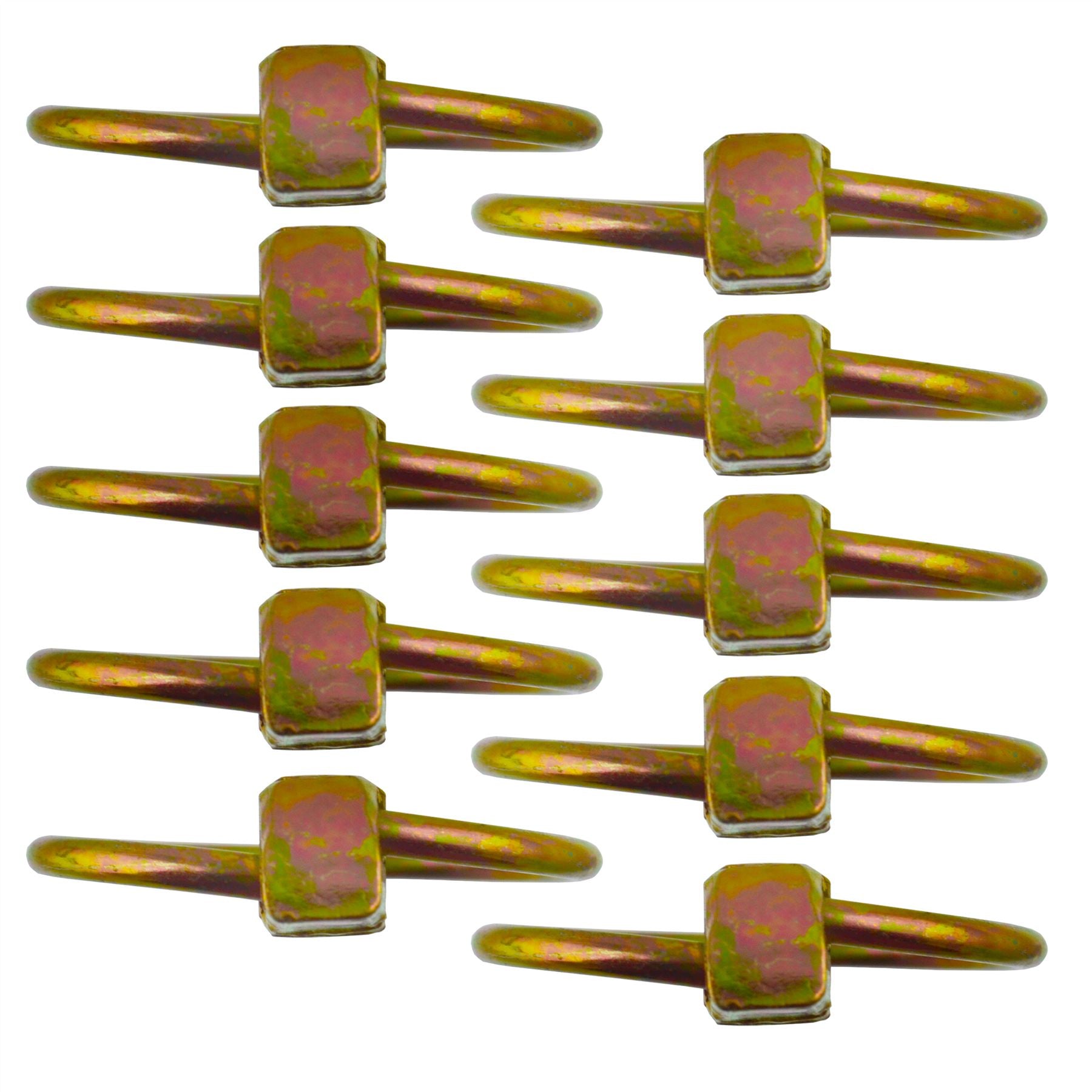 Klappbolzen-Set/Verbindungsstück, 10-teiliges Set, für Heckklappen, Anhänger mit heruntergelassener Seite, LKWs, TE445