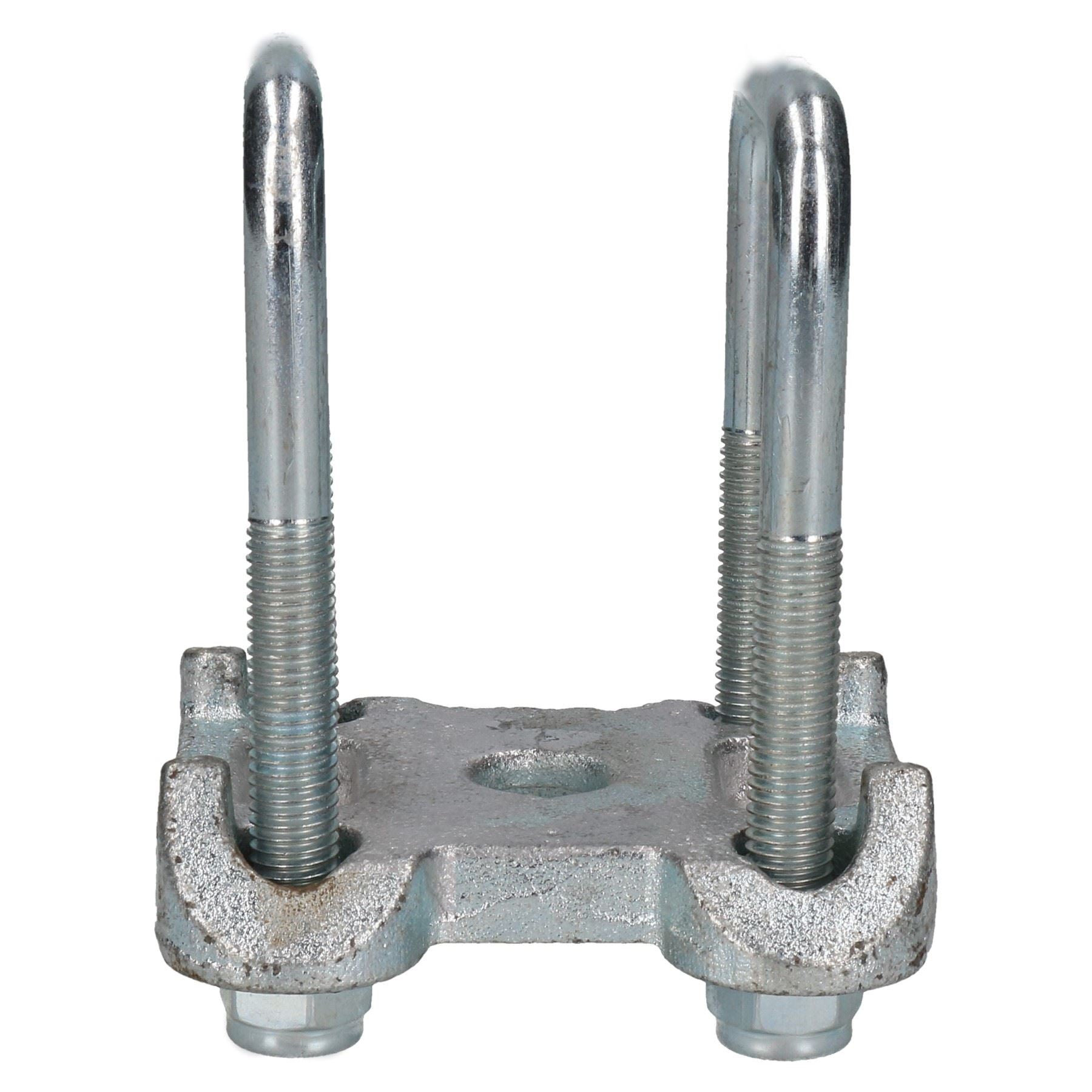 Single Parabolic Leaf Spring Bump Stop And U Bolts And Plates For Ifor Williams