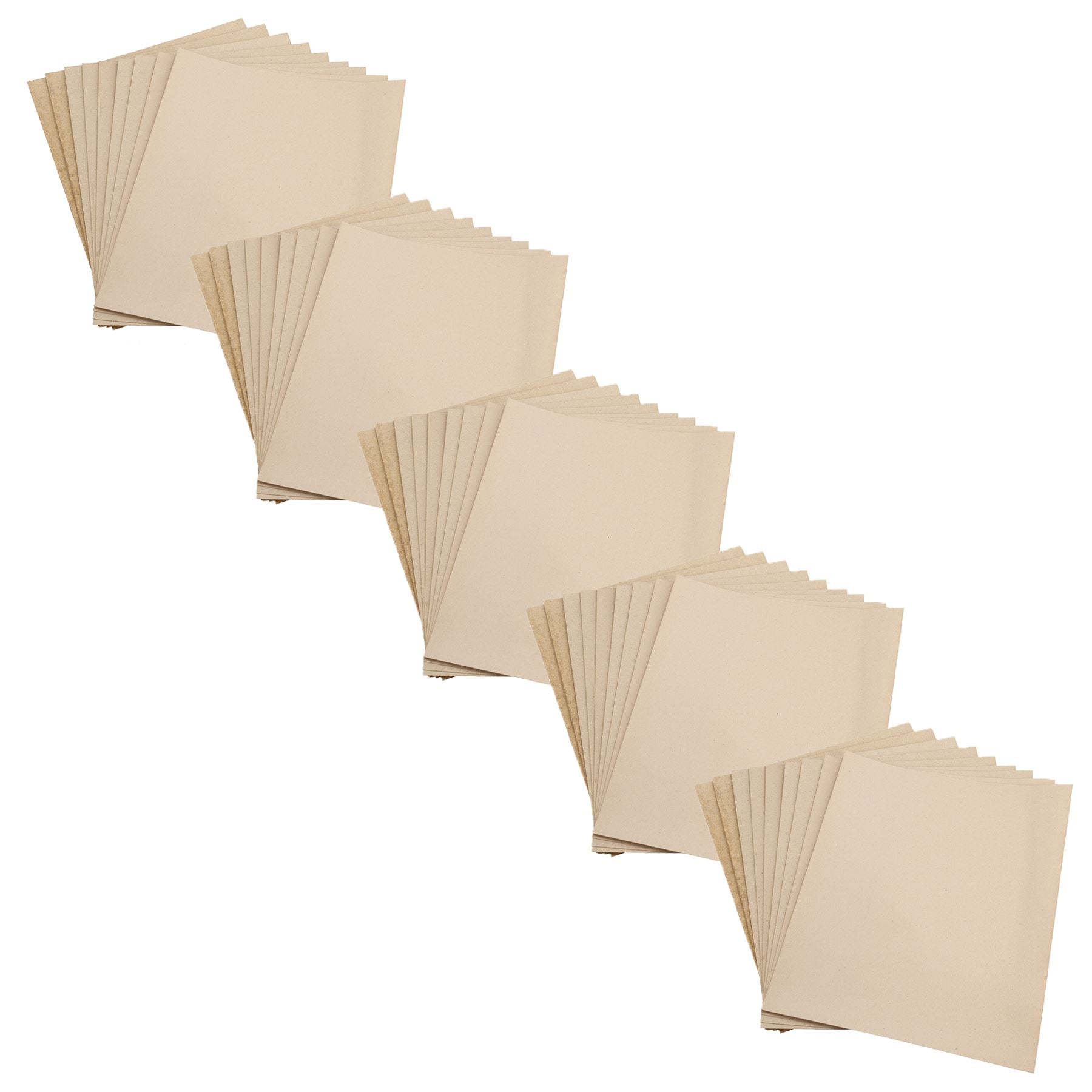 Feuilles de papier de verre à grains variés de 40 à 150 grains abrasifs mixtes