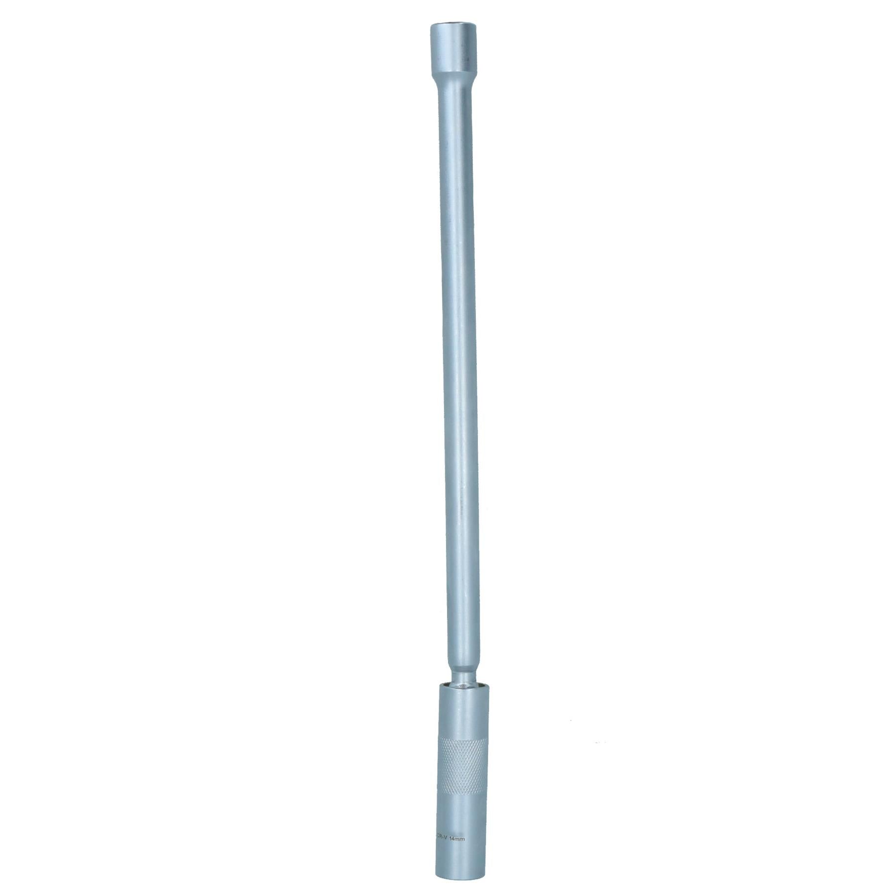 Douille de bougie d'allumage extra longue de 14 mm avec joint universel, paroi mince, entraînement 3/8 po