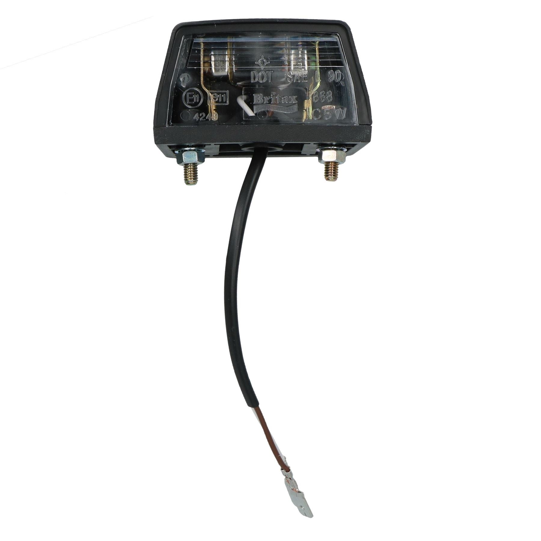 Lampe d'éclairage de plaque d'immatriculation pour remorques, caravanes, fourgonnettes