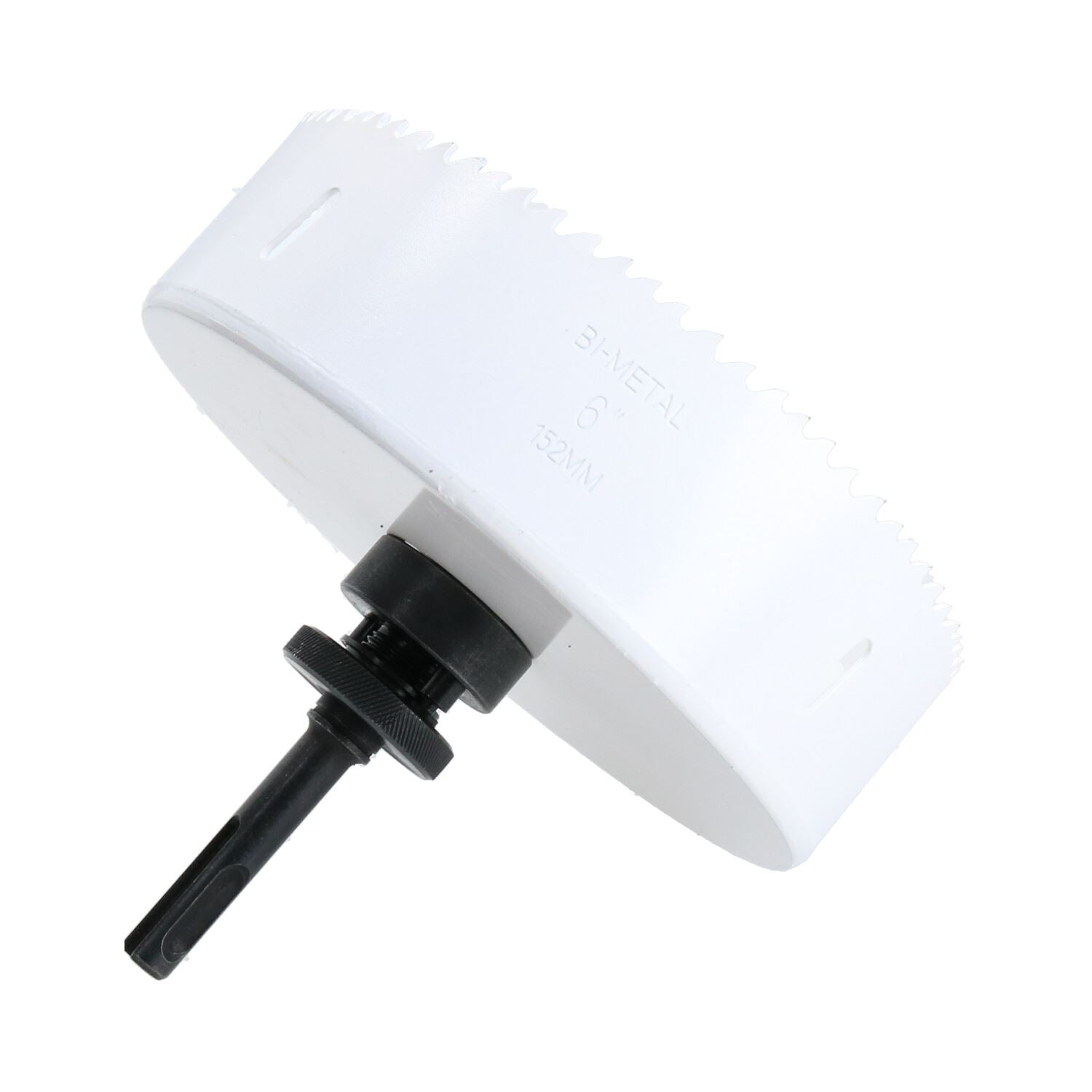 SDS-Plus-Dorndornaufsatz, komplett mit HSS-Lochsäge, 32 mm – 152 mm