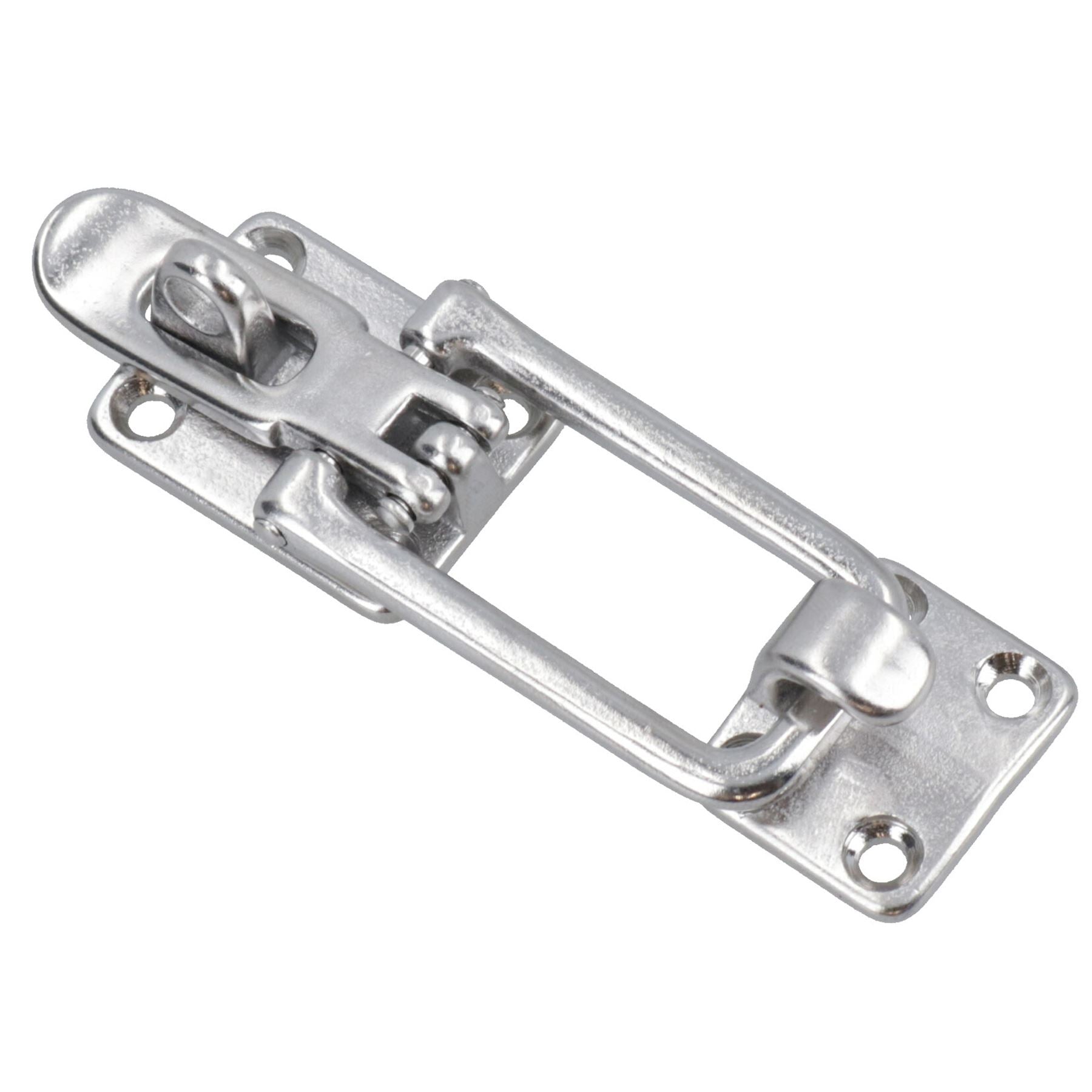 Pair Stainless Steel Bailing Latch Cam Hook Clip Marine Grade 316