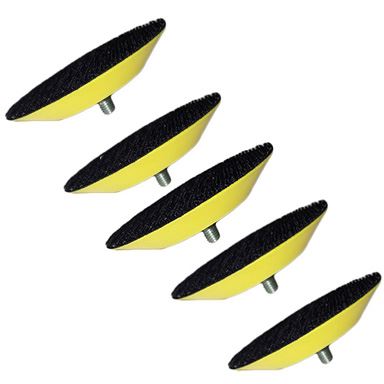 3" 75mm Klett-Schleif-Polier-Stützteller M6-Gewinde für Druckluftschleifer