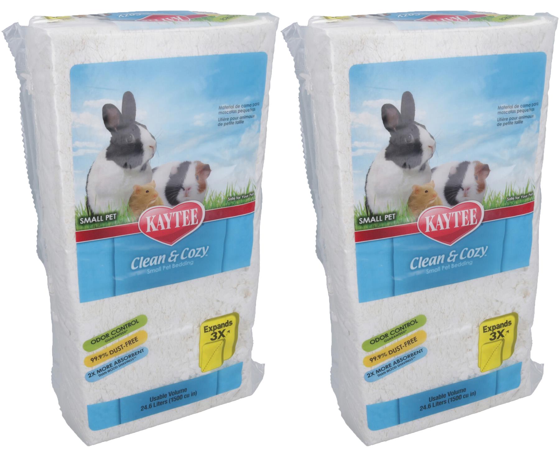 24.6L Clean & Cozy Small Animals Bedding 99% Dust Free Odor Control