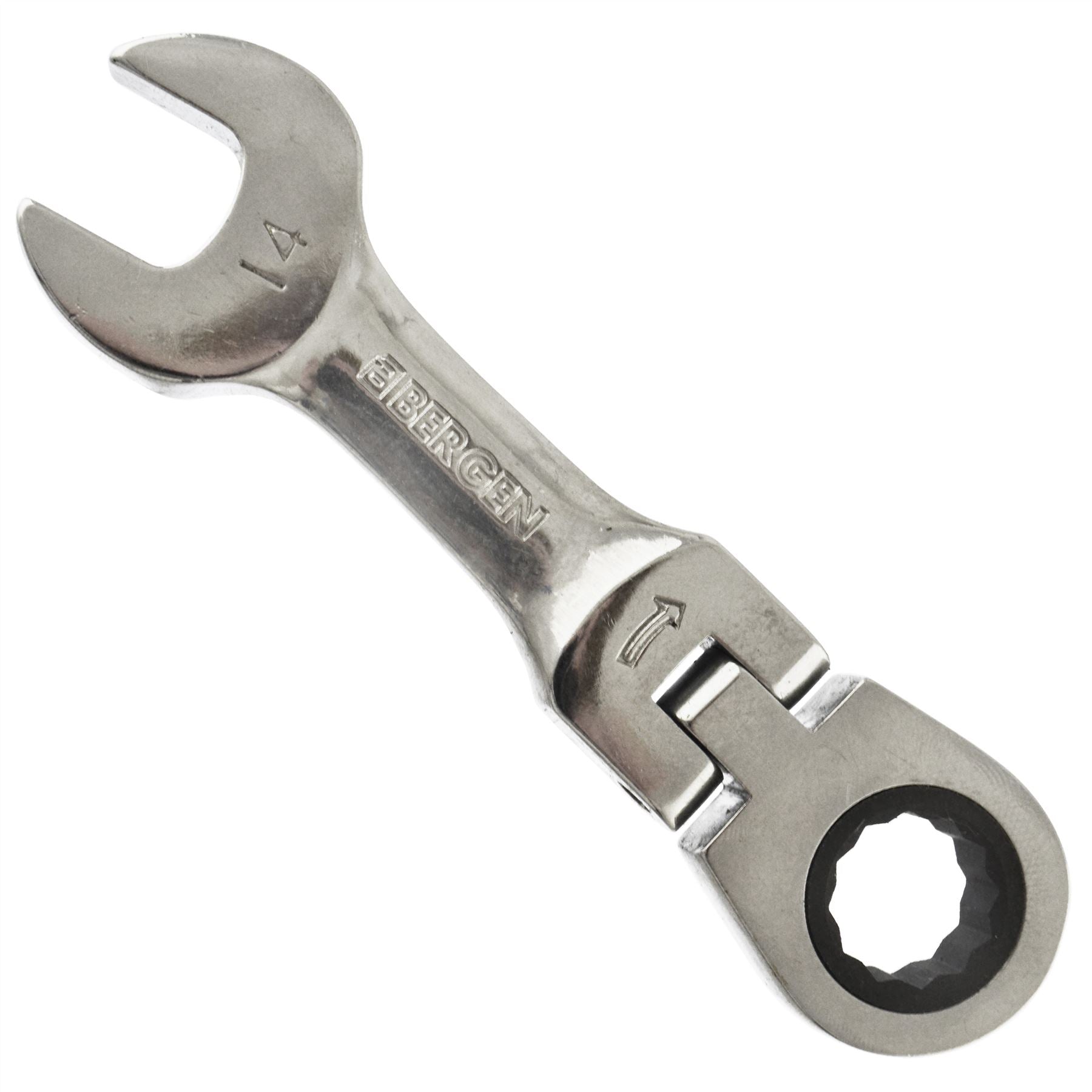 Jeu de clés mixtes à cliquet flexibles courtes métriques MM 8 mm – 19 mm