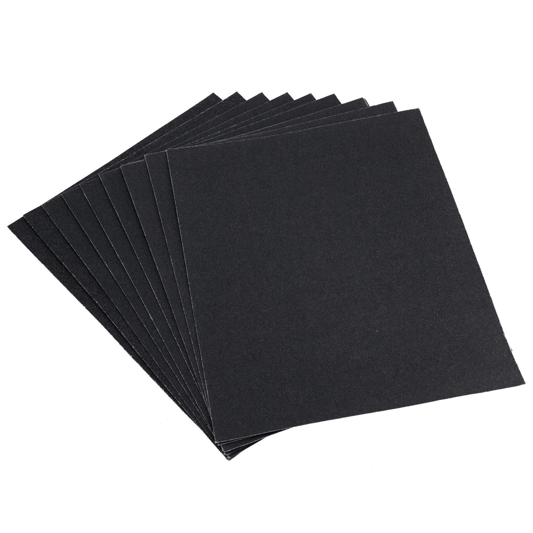 Feuilles de toile émeri Feuille de papier de verre abrasif Oxyde d'aluminium Grain mixte