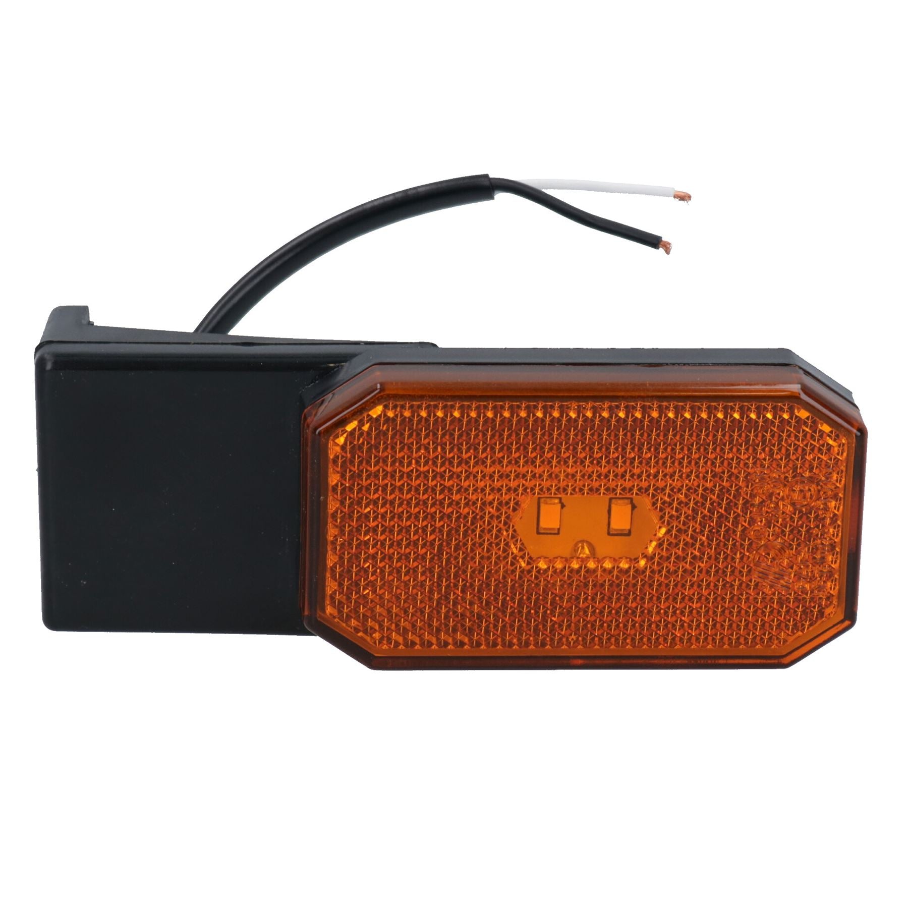 Feu de position latéral à LED orange ambre / lampe pour remorque caravane 12 V ou 24 V