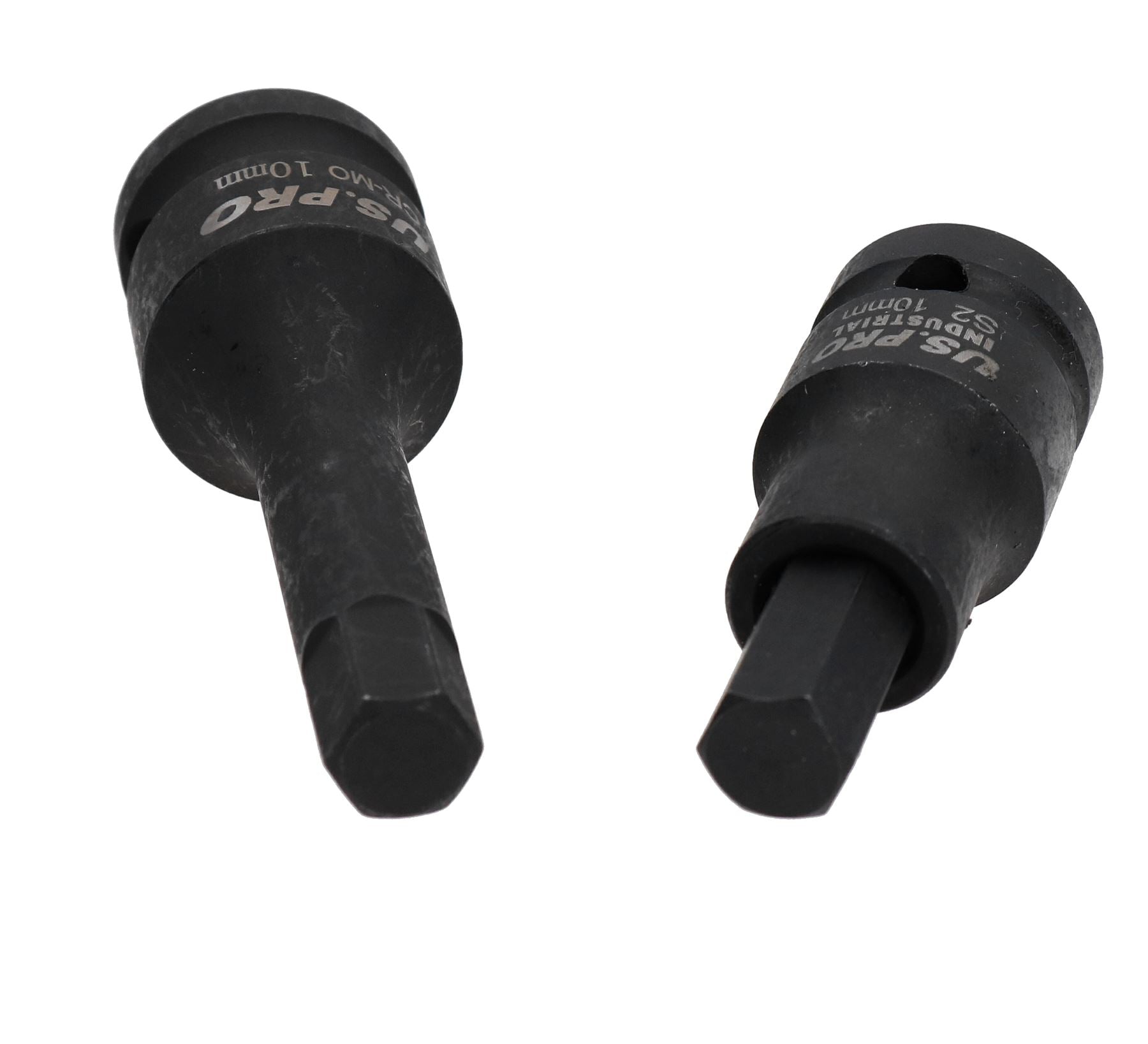 Douilles Allen à impact courtes (53 mm) + longues (78 mm) de 10 mm, entraînement 1/2"