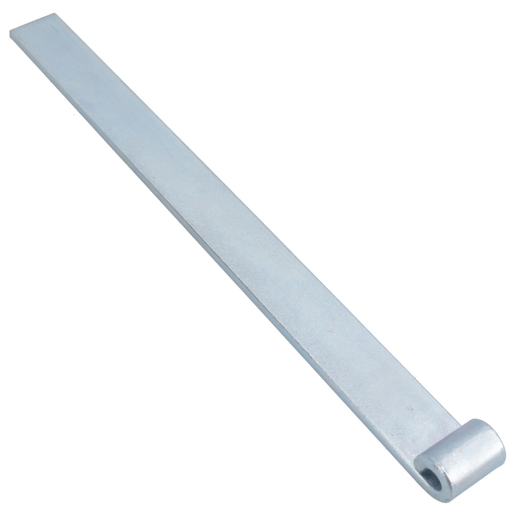 HD Strap Tailgate Straight Hinge for 12mm Pins 460mm Long Zinc Plated