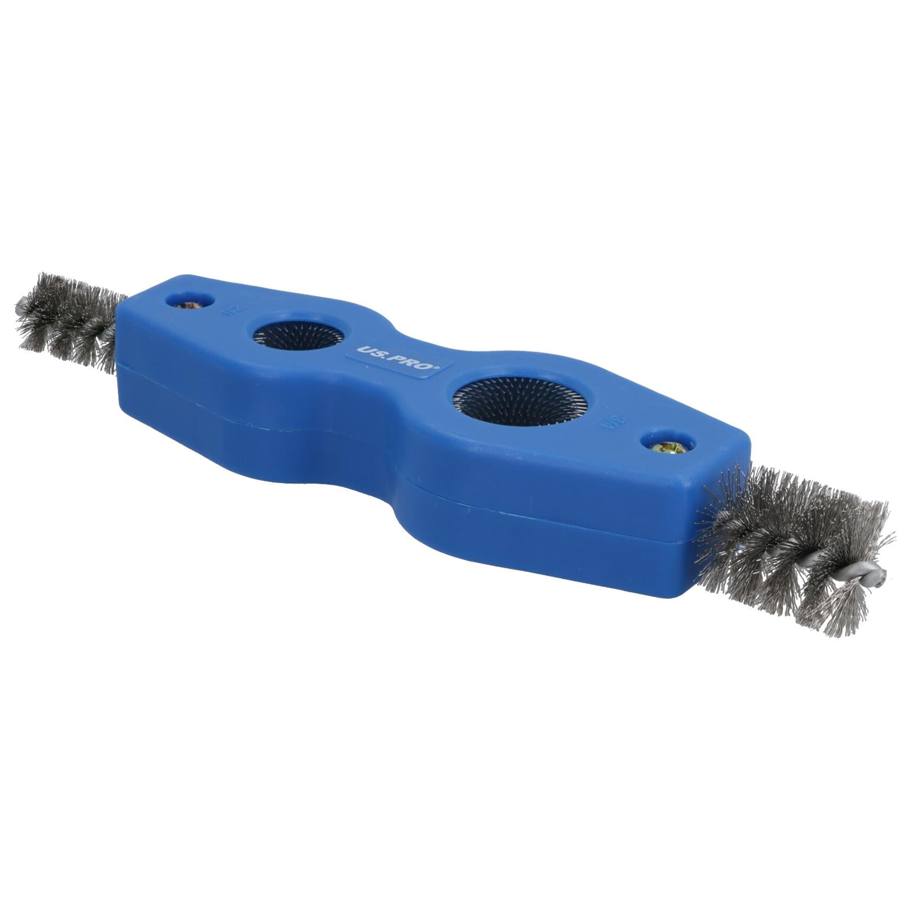 Double Ended Internal and External Pipe Cleaner Deburrer Deburring Brush 15 + 22mm
